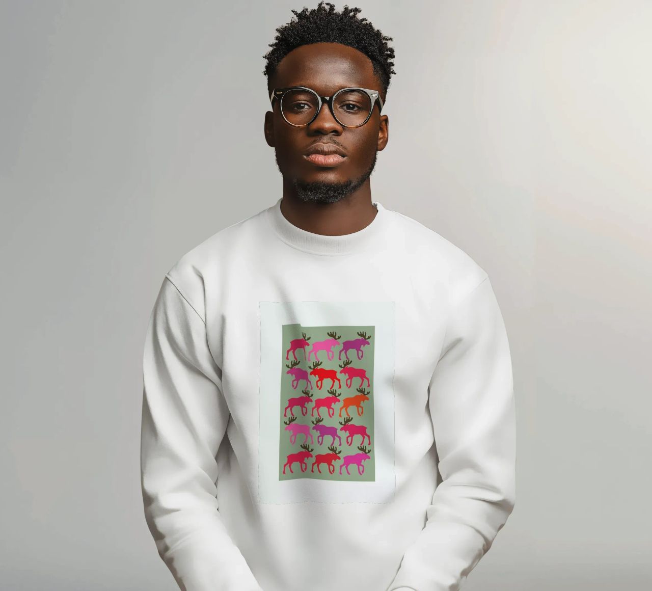Moose 3 felpa da Visual Philosophy
