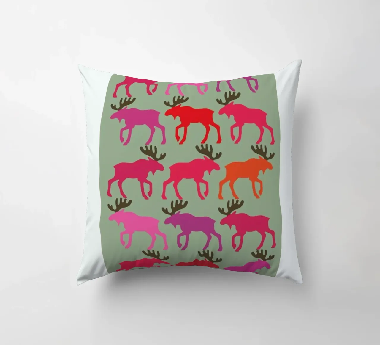 Moose 3 cuscino da Visual Philosophy