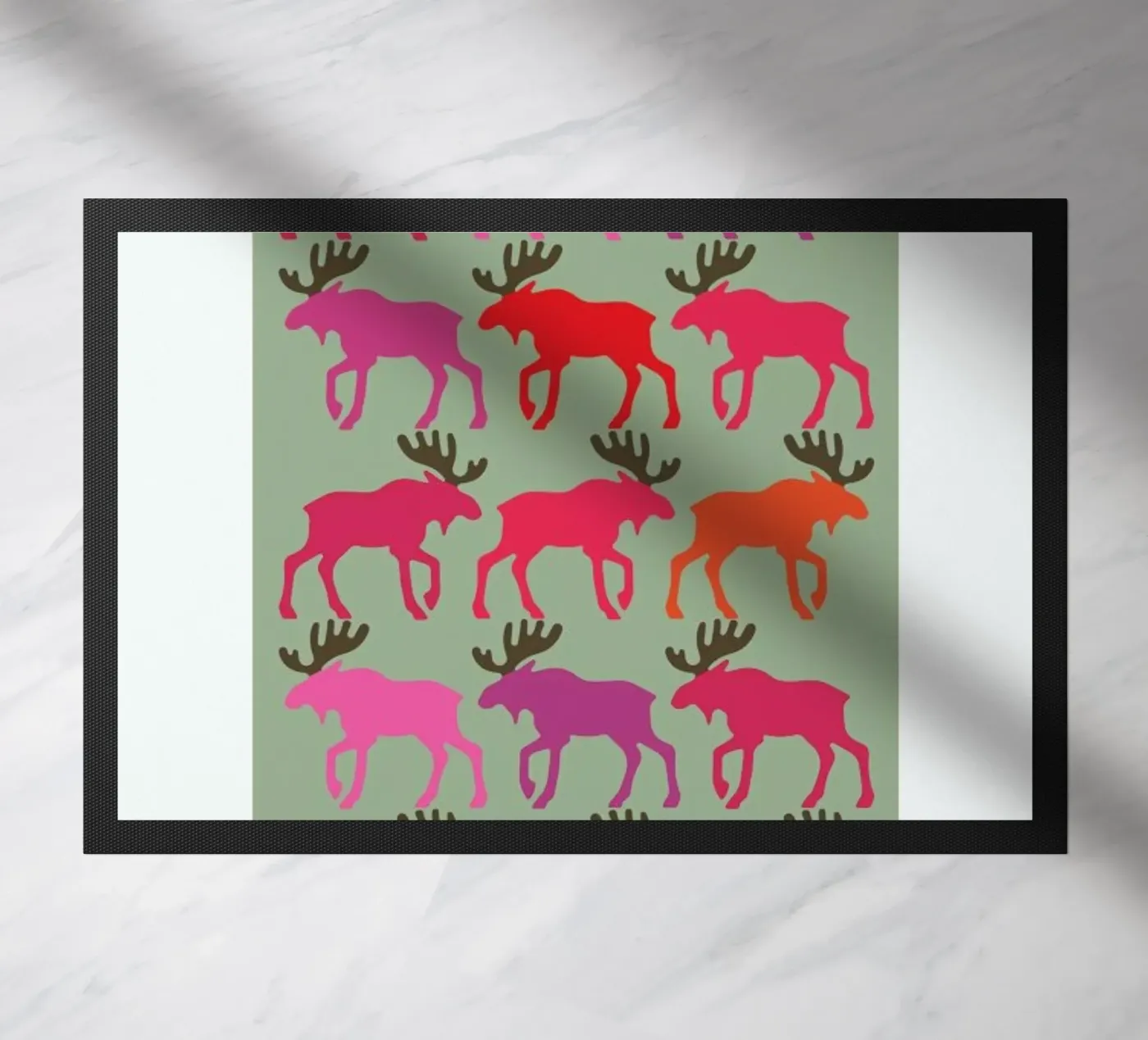 Moose 3 deurmat van Visual Philosophy