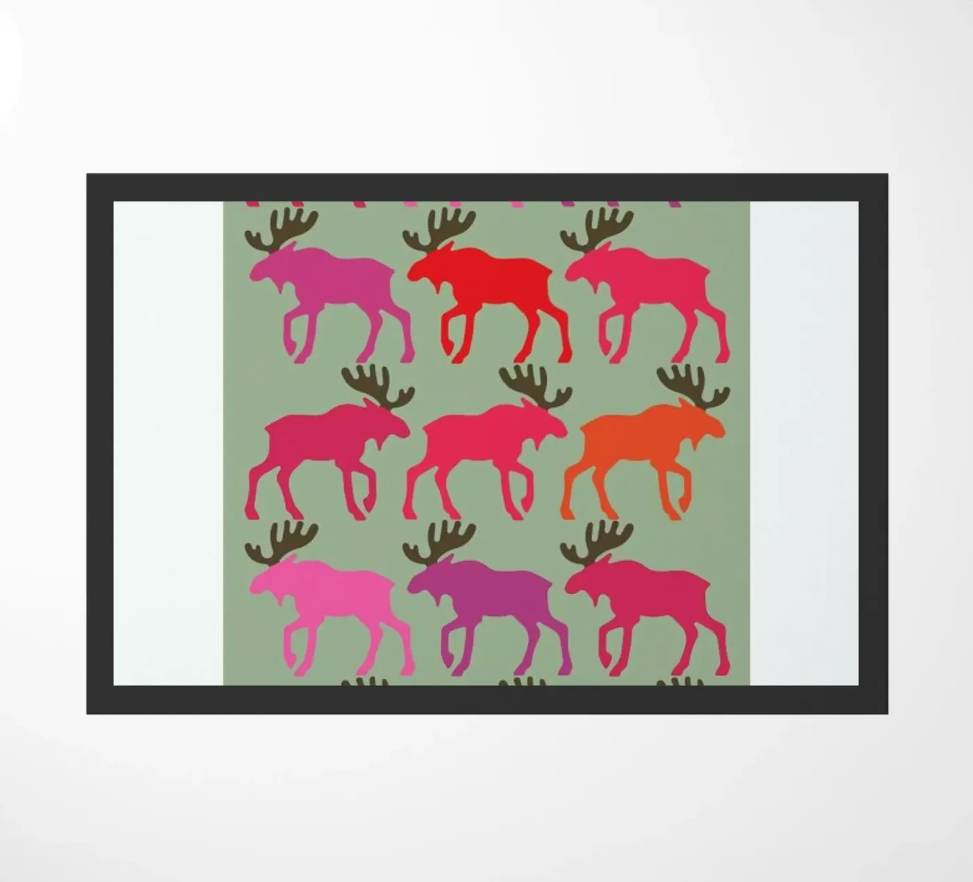 Moose 3 deurmat van Visual Philosophy