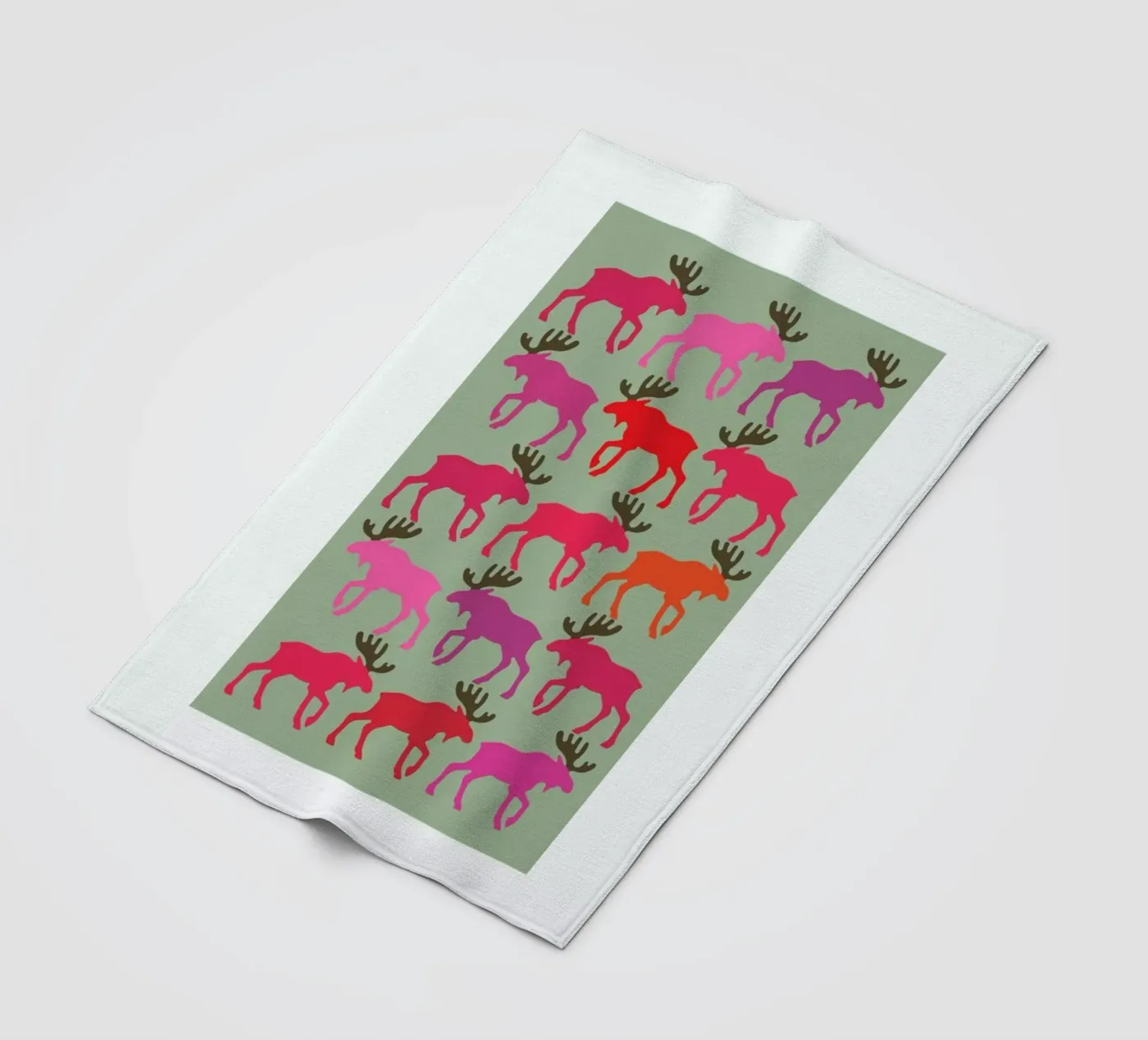 Moose 3 Fleecedecke von Visual Philosophy
