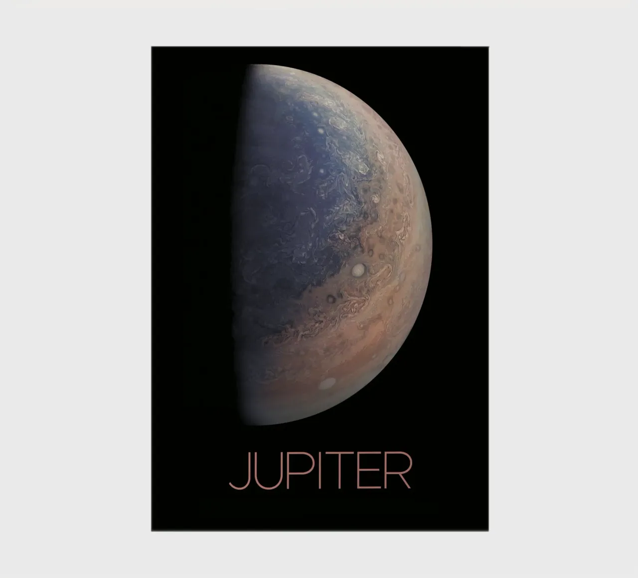 Jupiter poster from NASA notebook by 🎁 ARTVI-SHOP
