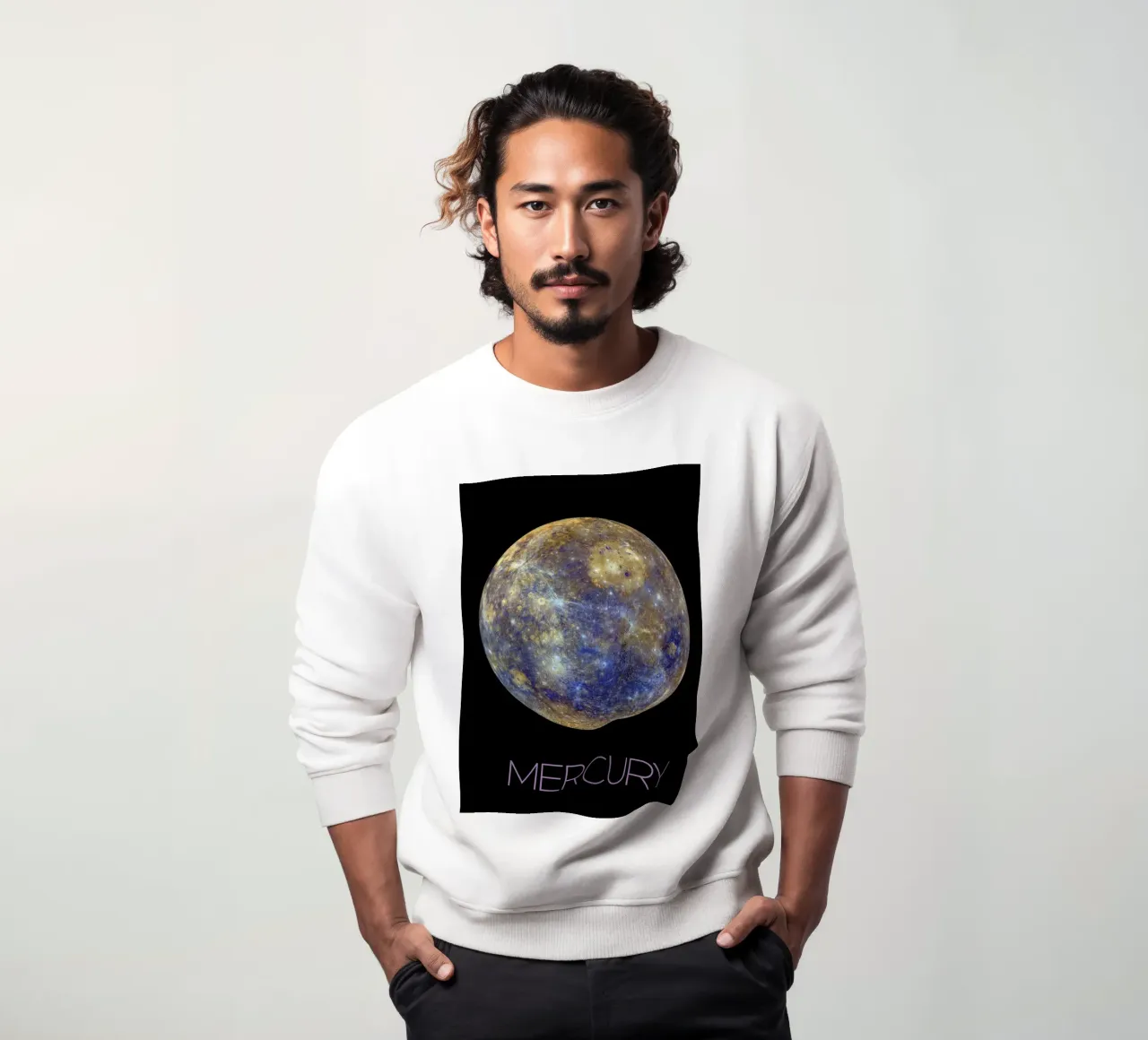 mercury nasa poster sweatshirt by 🎁 ARTVI-SHOP