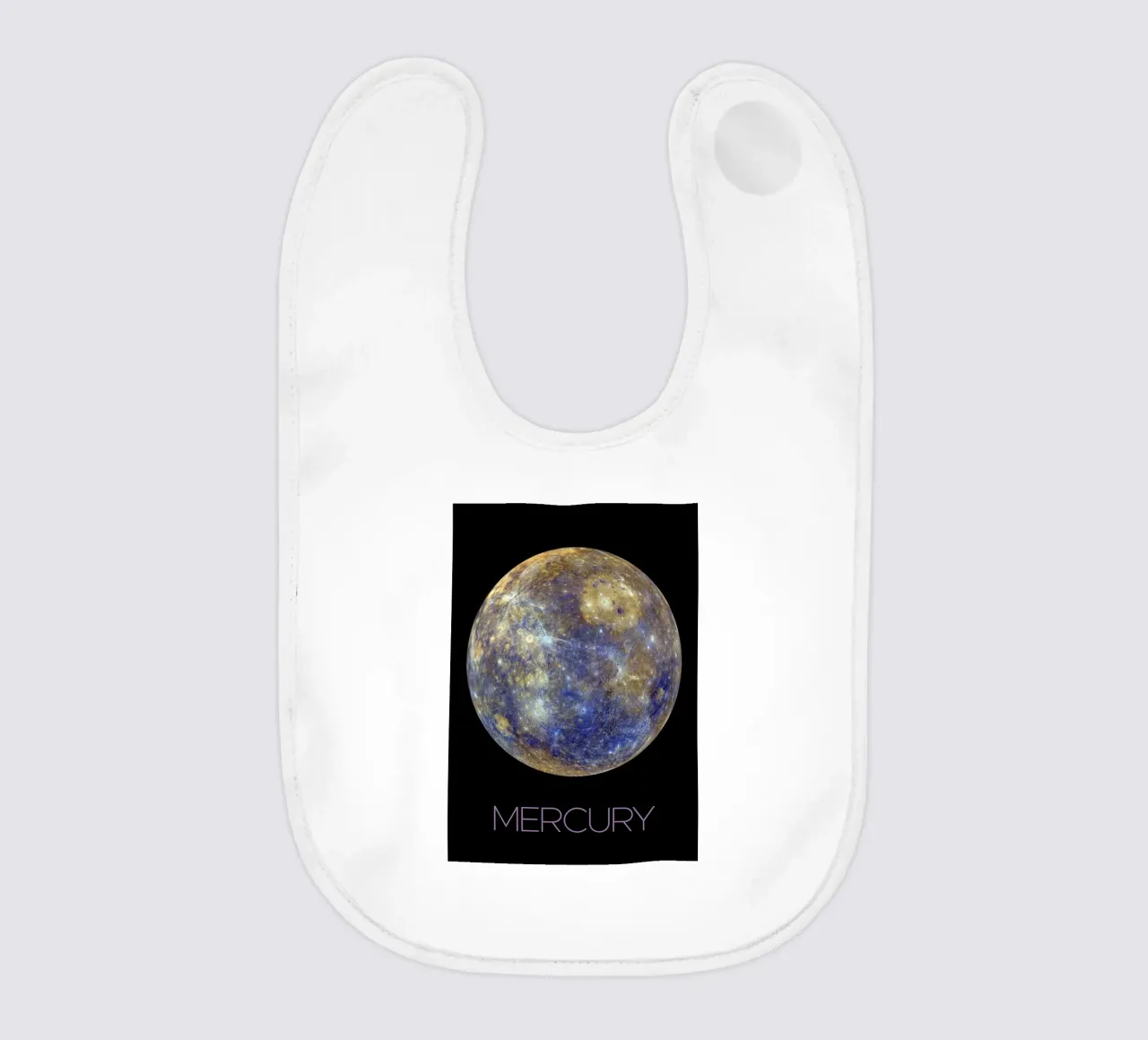mercury nasa poster baby bib by 🎁 ARTVI-SHOP