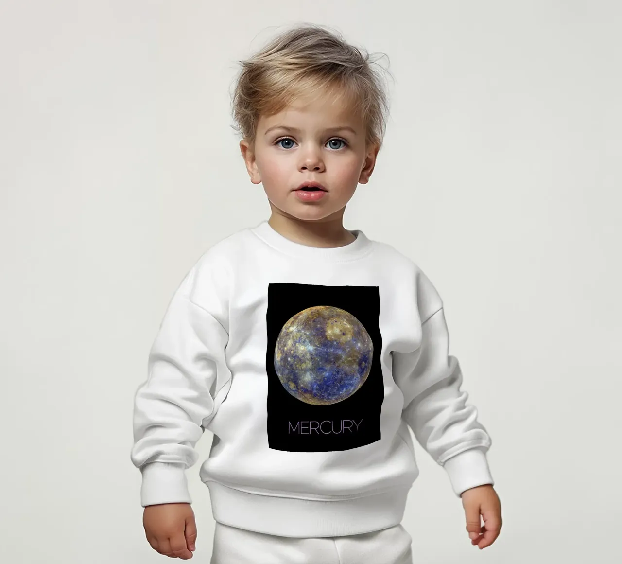 poster della nasa al mercurio felpa neonato da ARTVI-SHOP