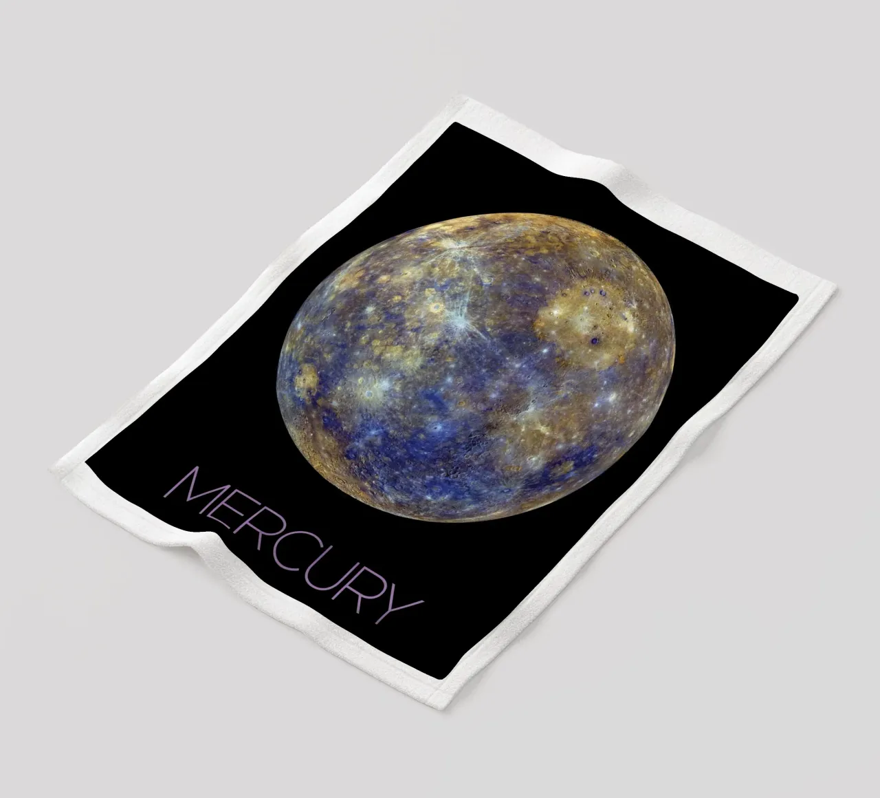mercury nasa poster fleece blanket by 🎁 ARTVI-SHOP