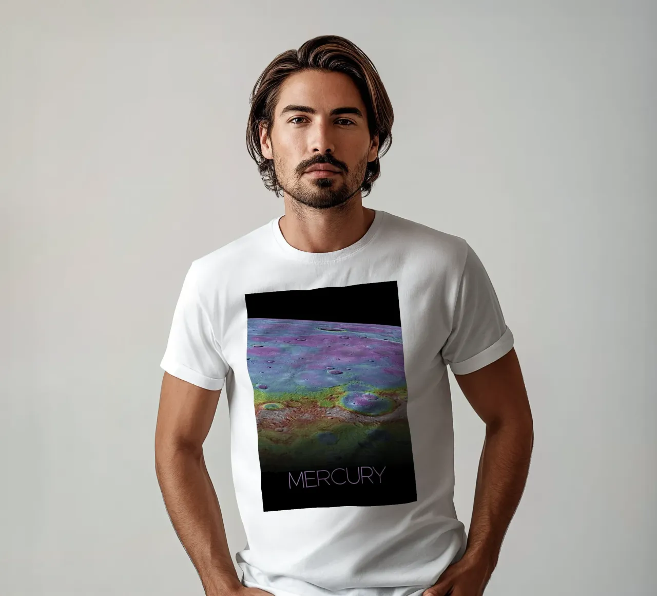poster della nasa al mercurio t-shirt da 🎁 ARTVI-SHOP
