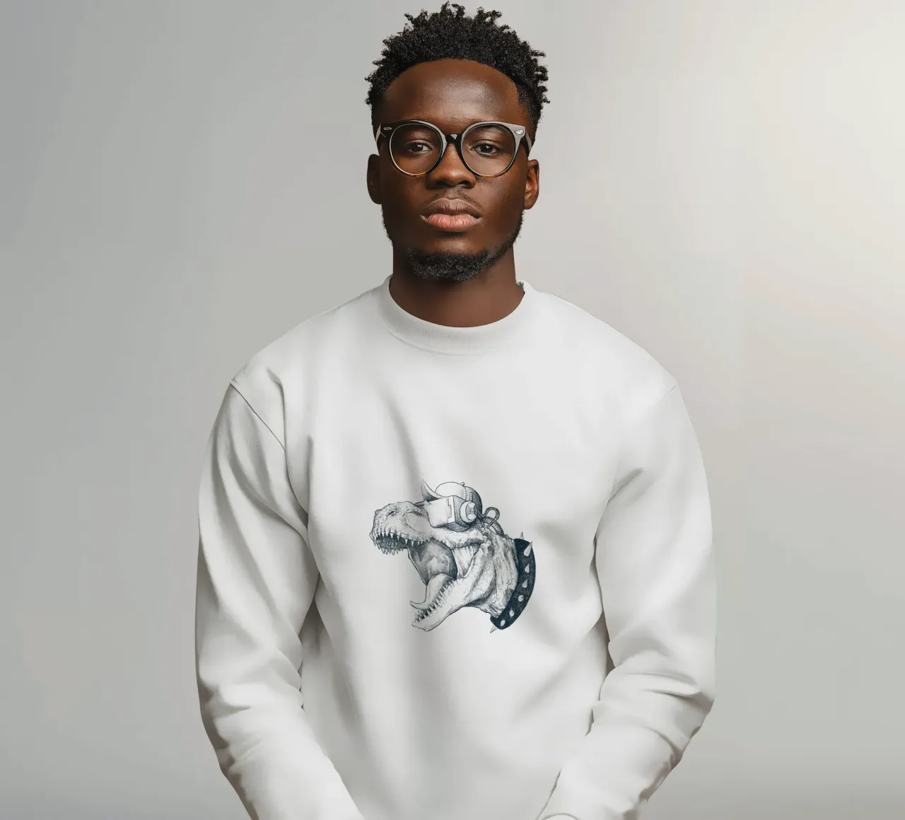 Cyber Dino felpa da mikekoubou