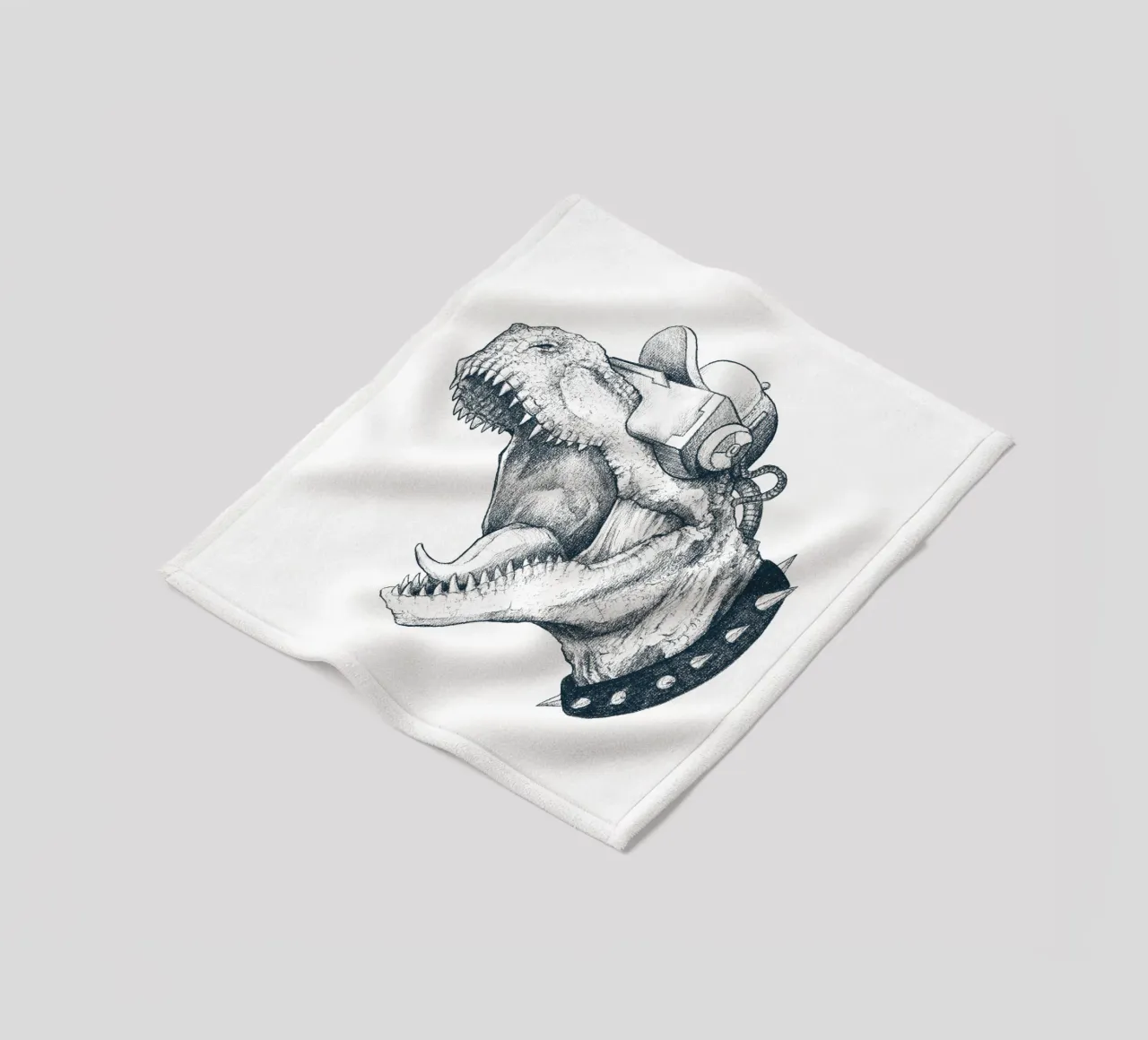 Cyber Dino coperta in pile da mikekoubou