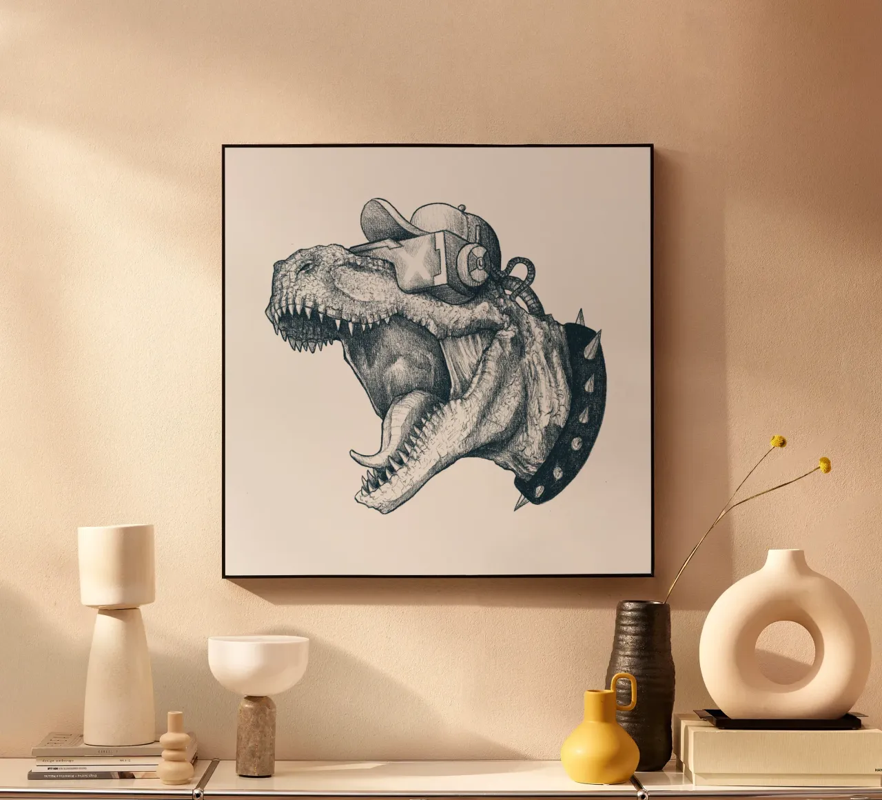 Cyber Dino plexiglass da mikekoubou