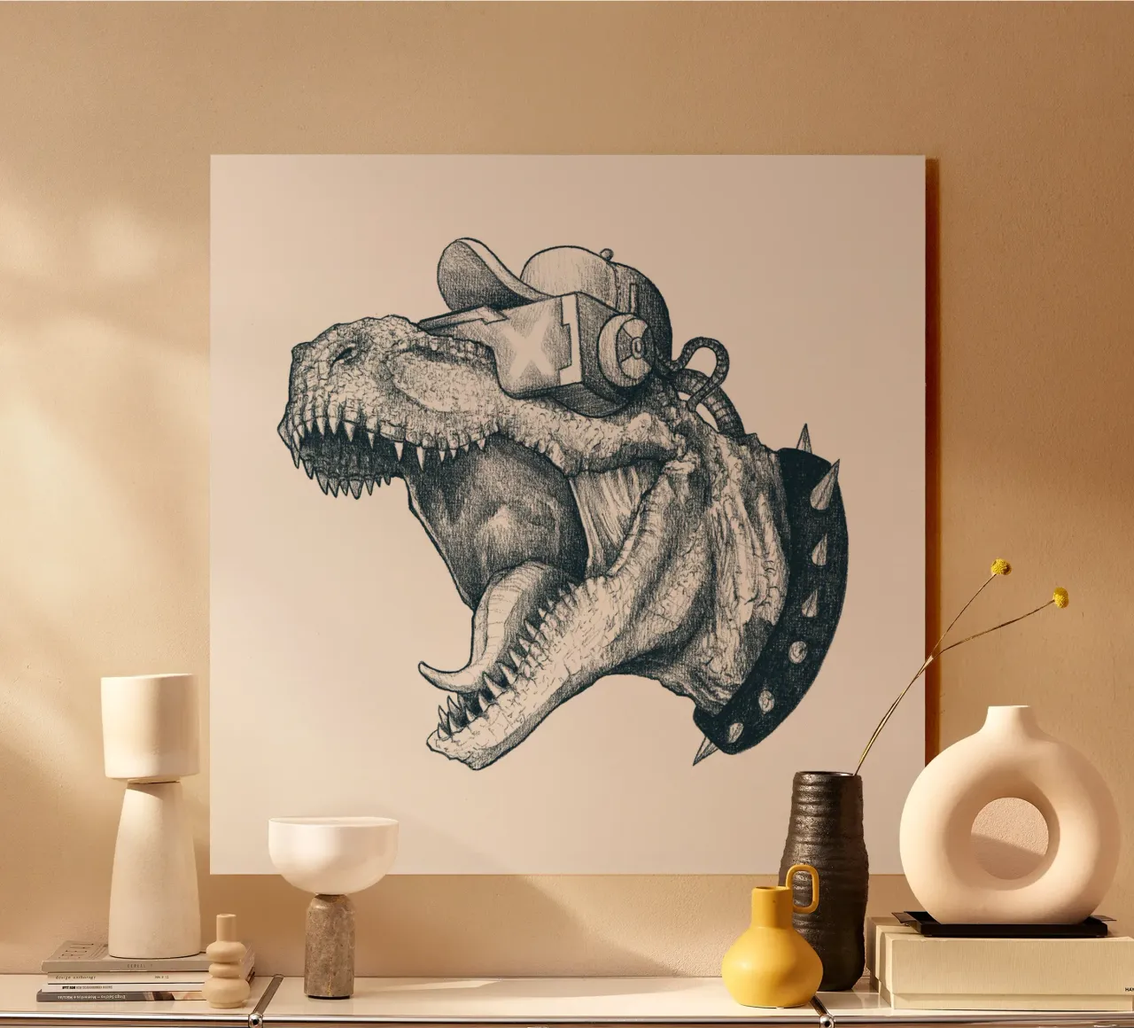 Cyber Dino plexiglass da mikekoubou