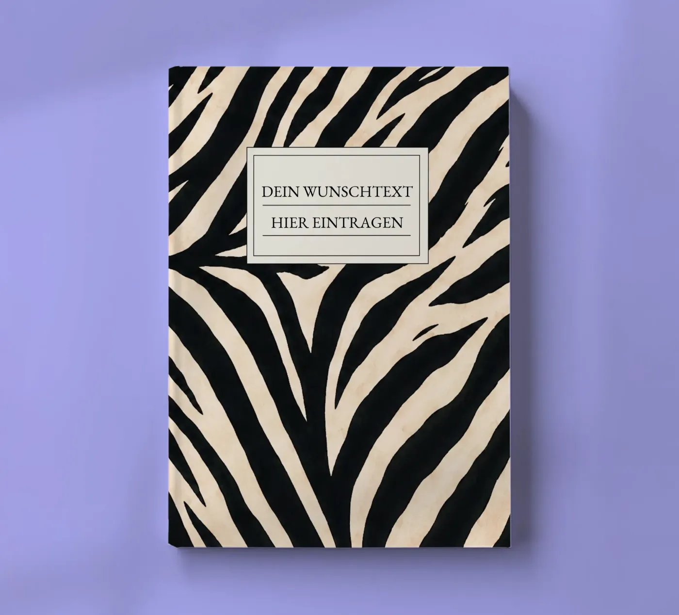 Safari Style Zebra Stripes Notizbuch von Zeitgeist Living