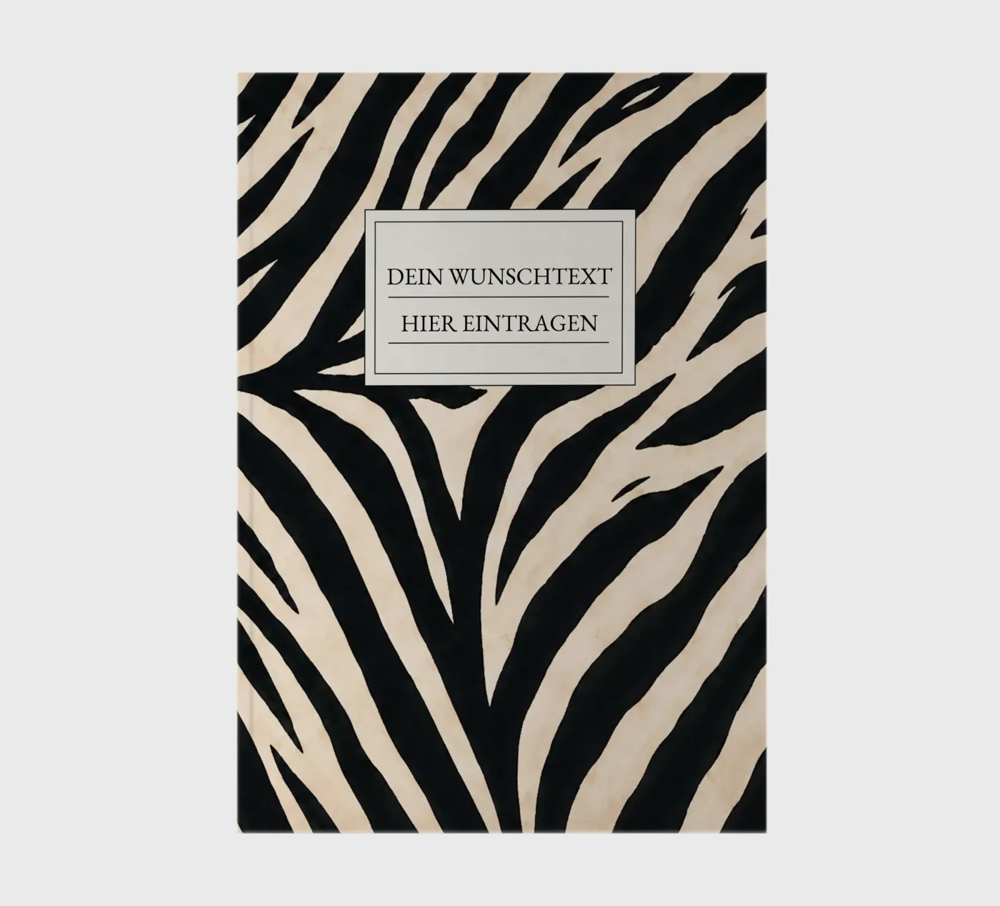 Safari Style Zebra Stripes Notizbuch von Zeitgeist Living