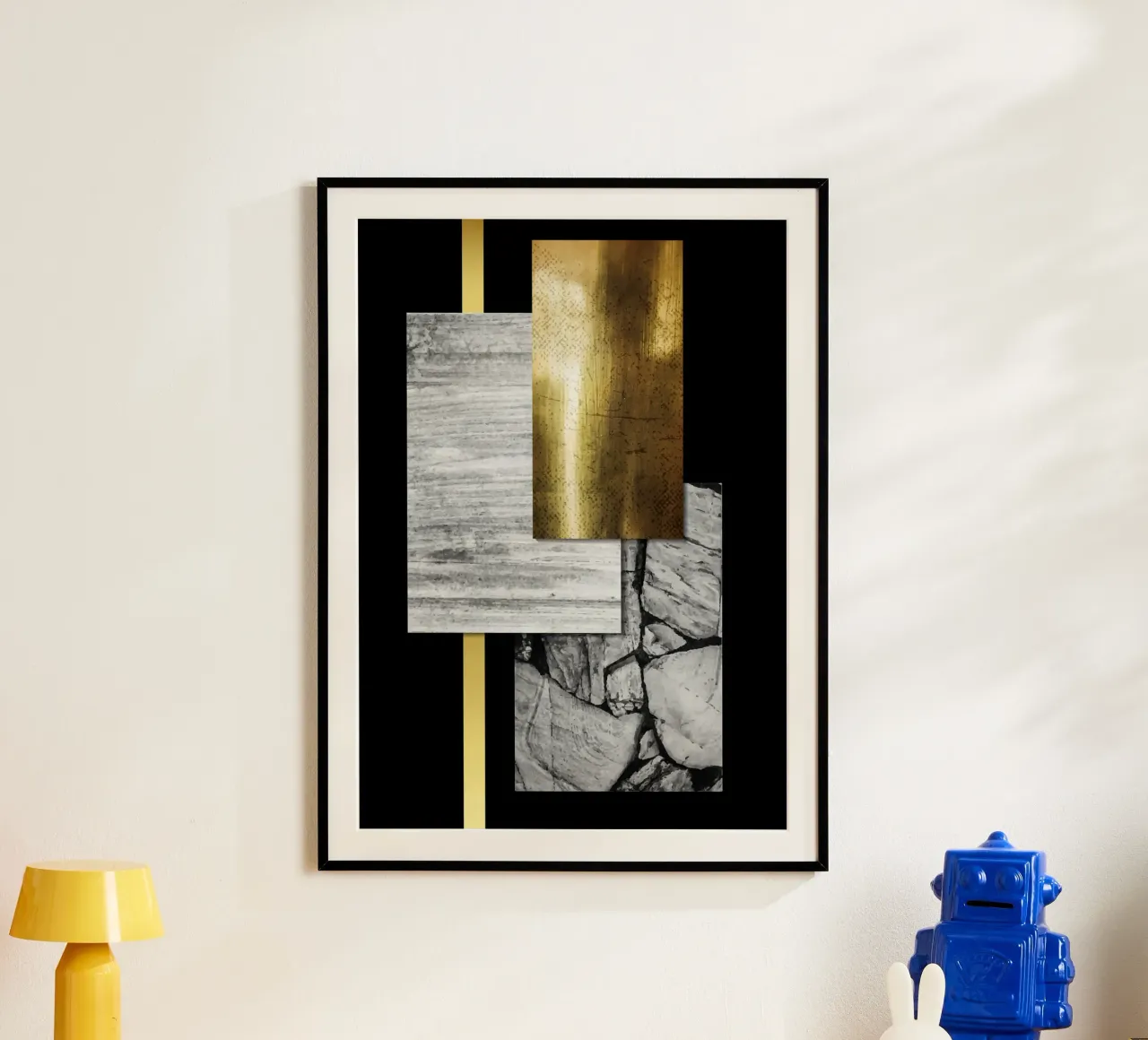 Modern Art poster con telaio in alluminio da Artsy Bessy