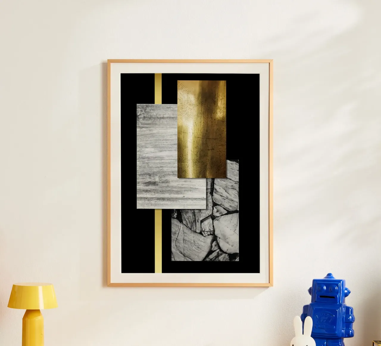 Modern Art poster con telaio in alluminio da Artsy Bessy