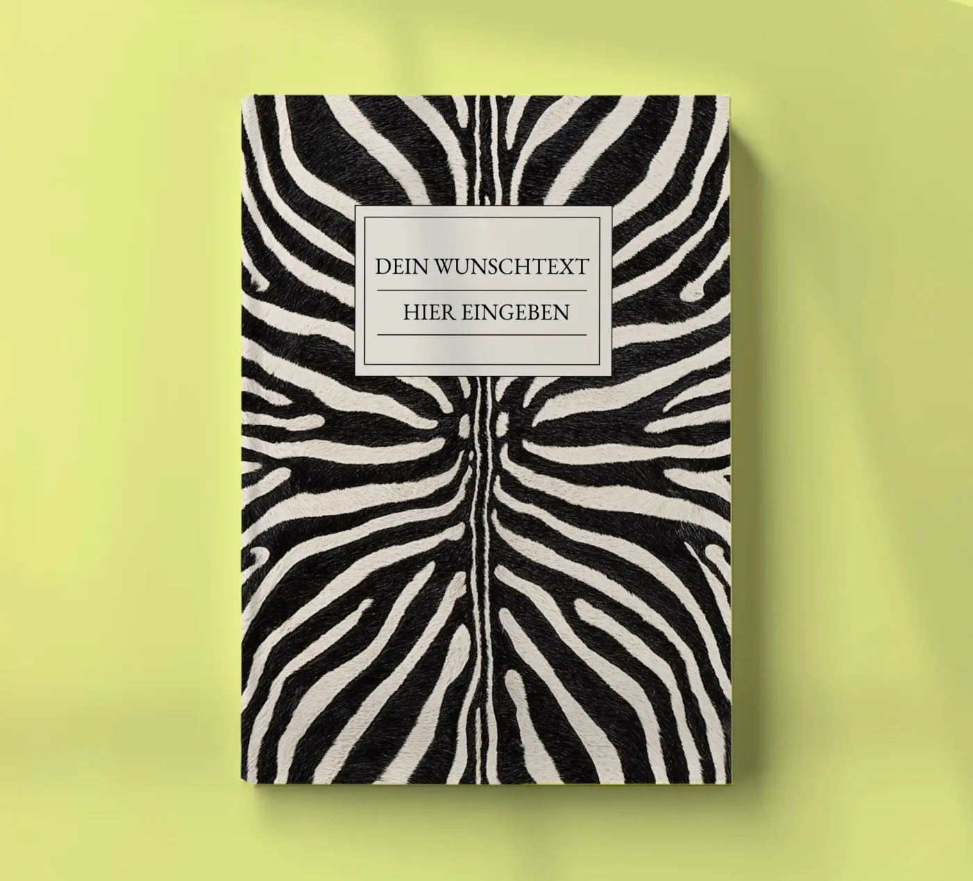 Safari Style Zebra Notizbuch von Zeitgeist Living