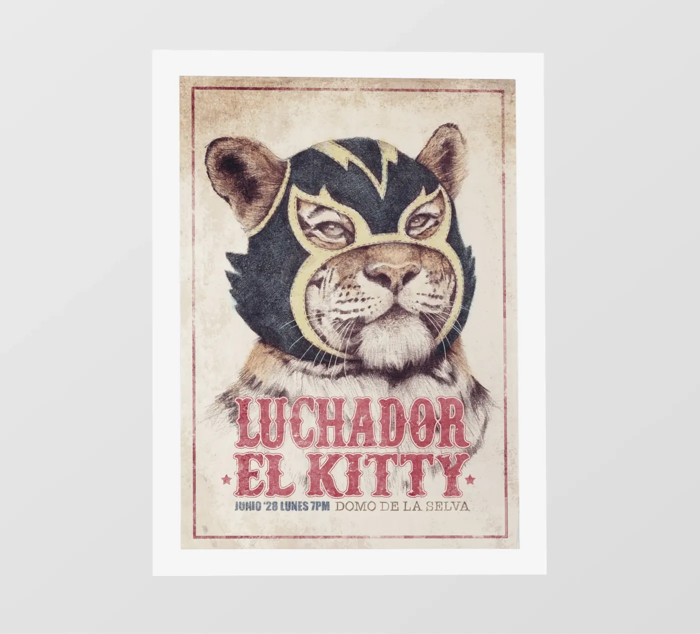 El Kitty fotobehang van mikekoubou