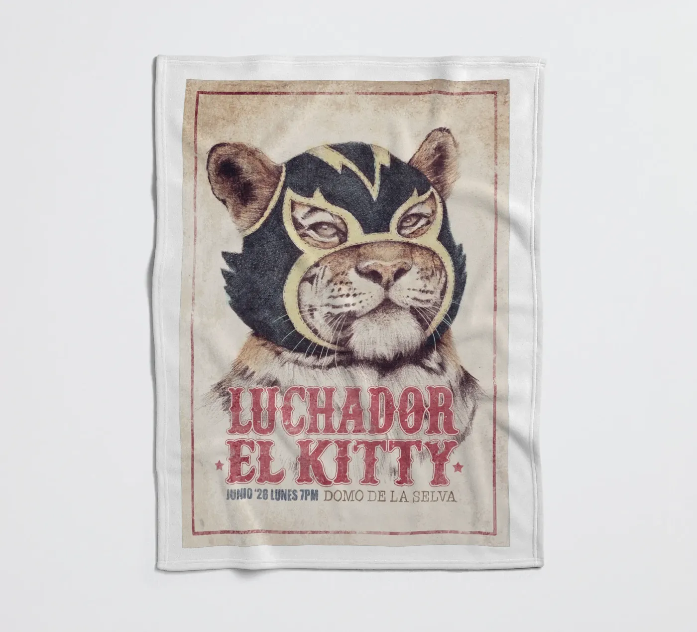 El Kitty Fleecedecke von mikekoubou
