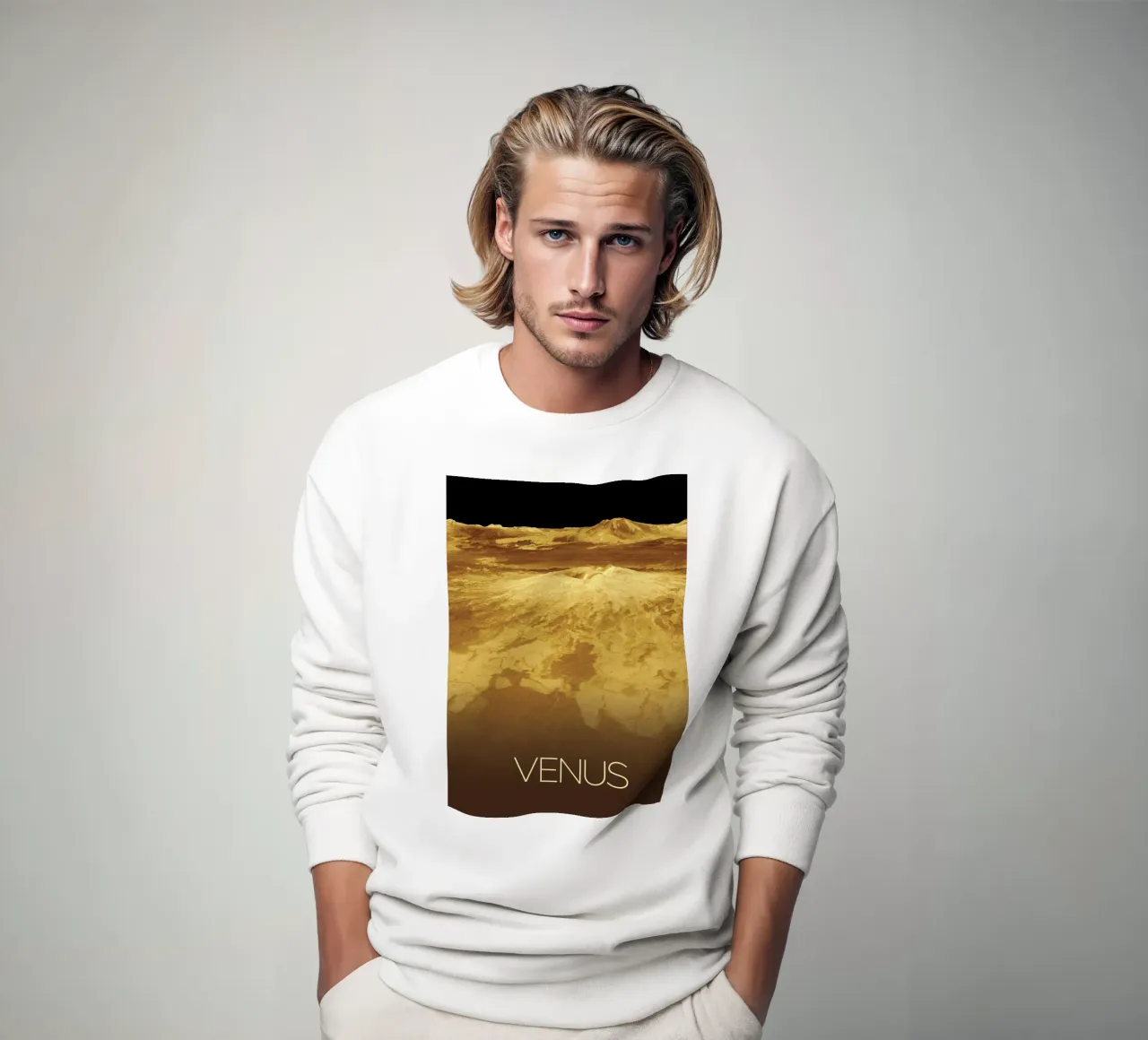Poster di Venere della NASA felpa da 🎁 ARTVI-SHOP