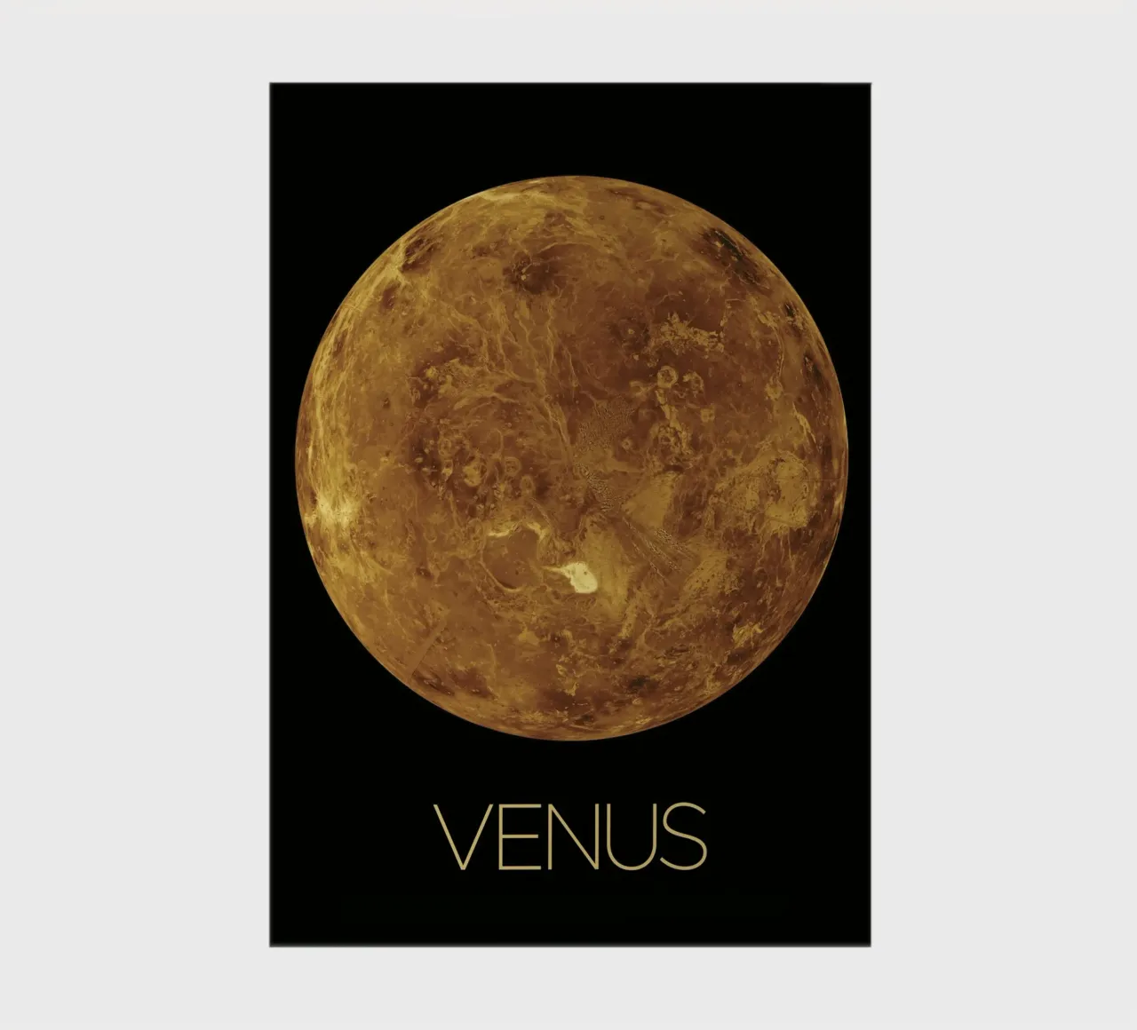 Venus poster from NASA notebook by 🎁 ARTVI-SHOP