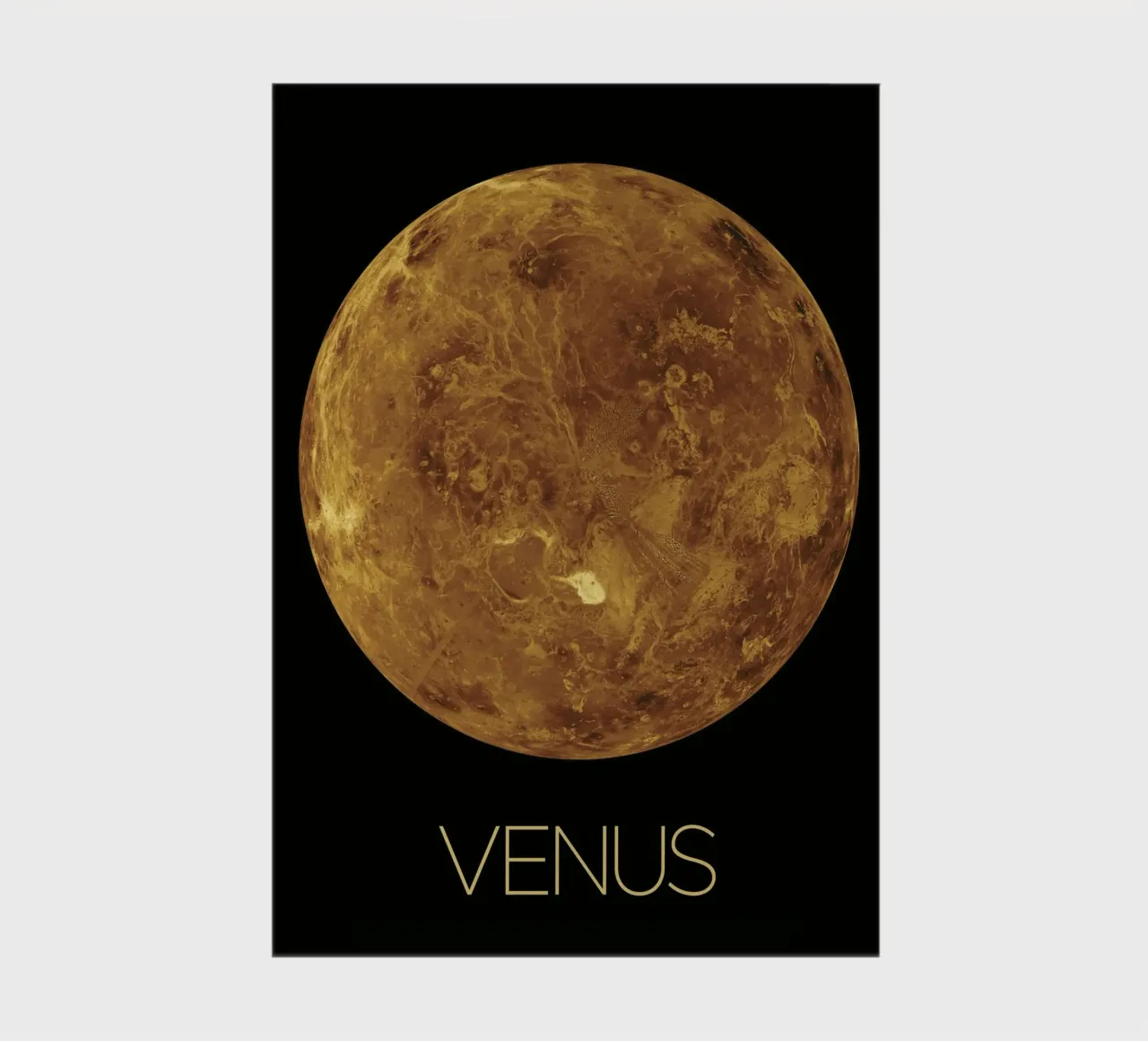 Venus poster from NASA notebook by 🎁 ARTVI-SHOP