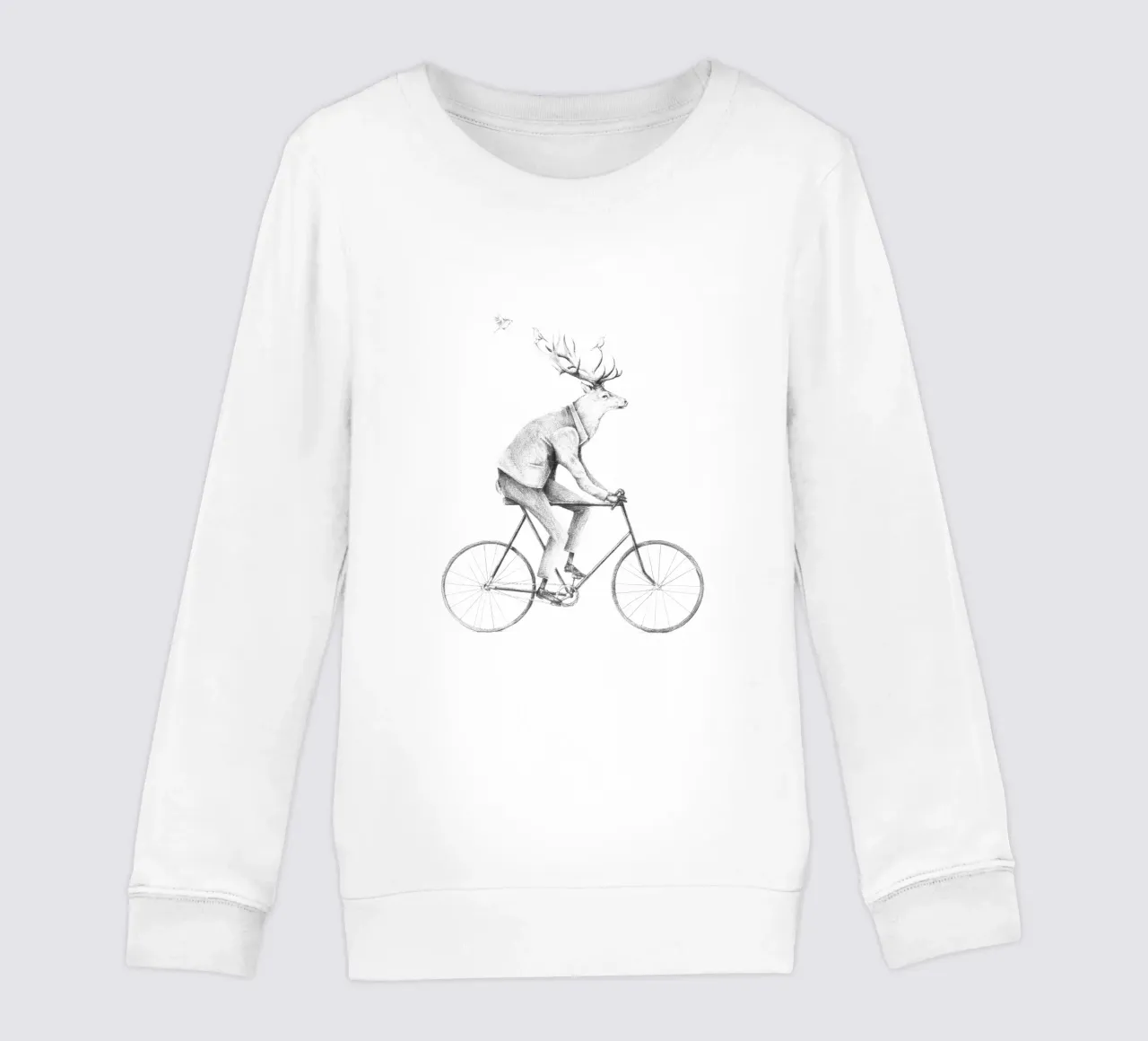 Anche un gentiluomo cavalca felpa bambino da mikekoubou