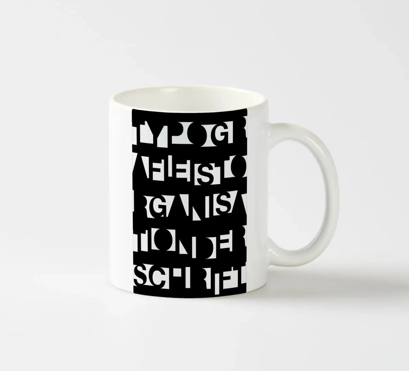 Organisation ceramic mug by Jan Luzar
