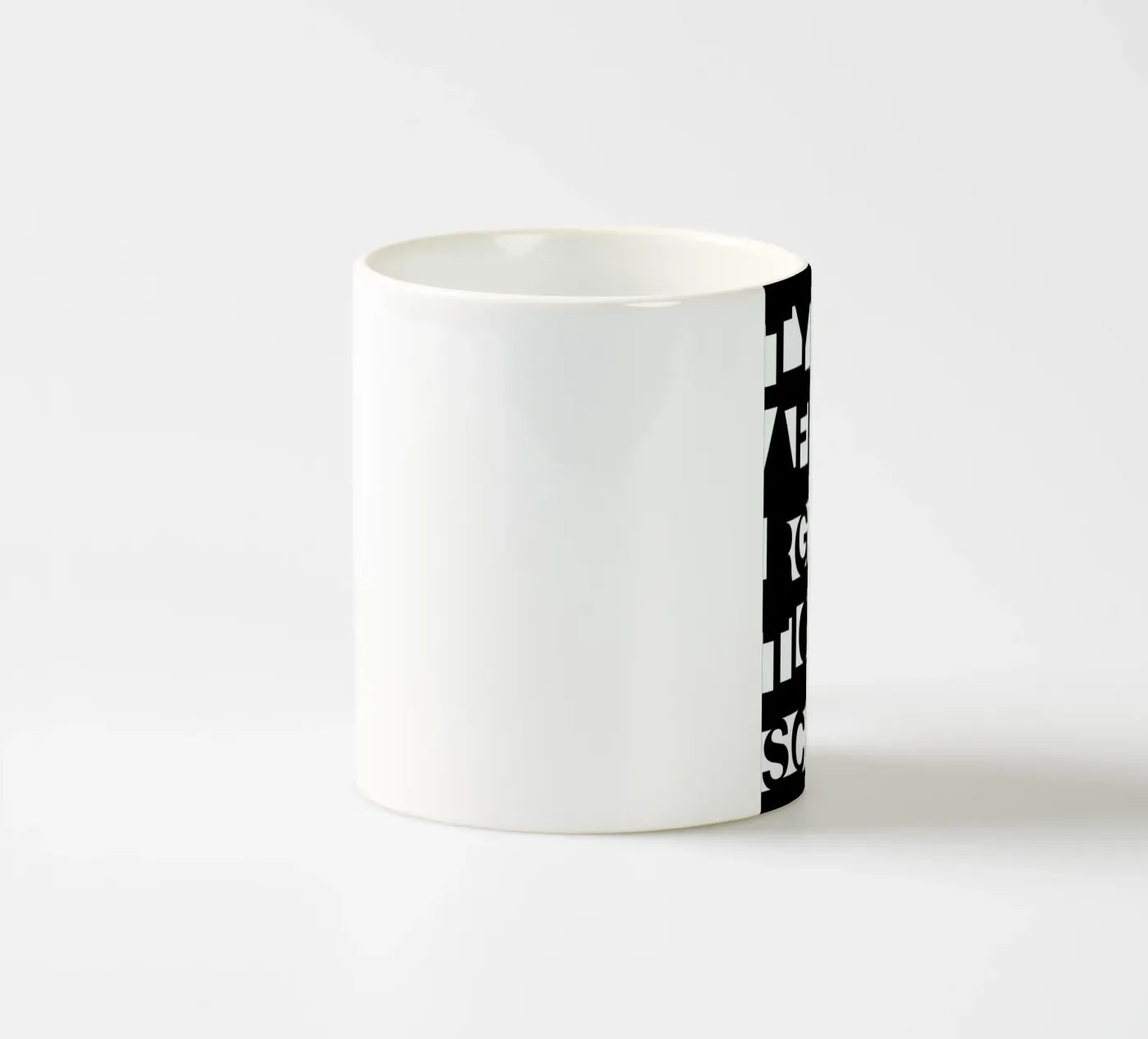 Organisation ceramic mug by Jan Luzar