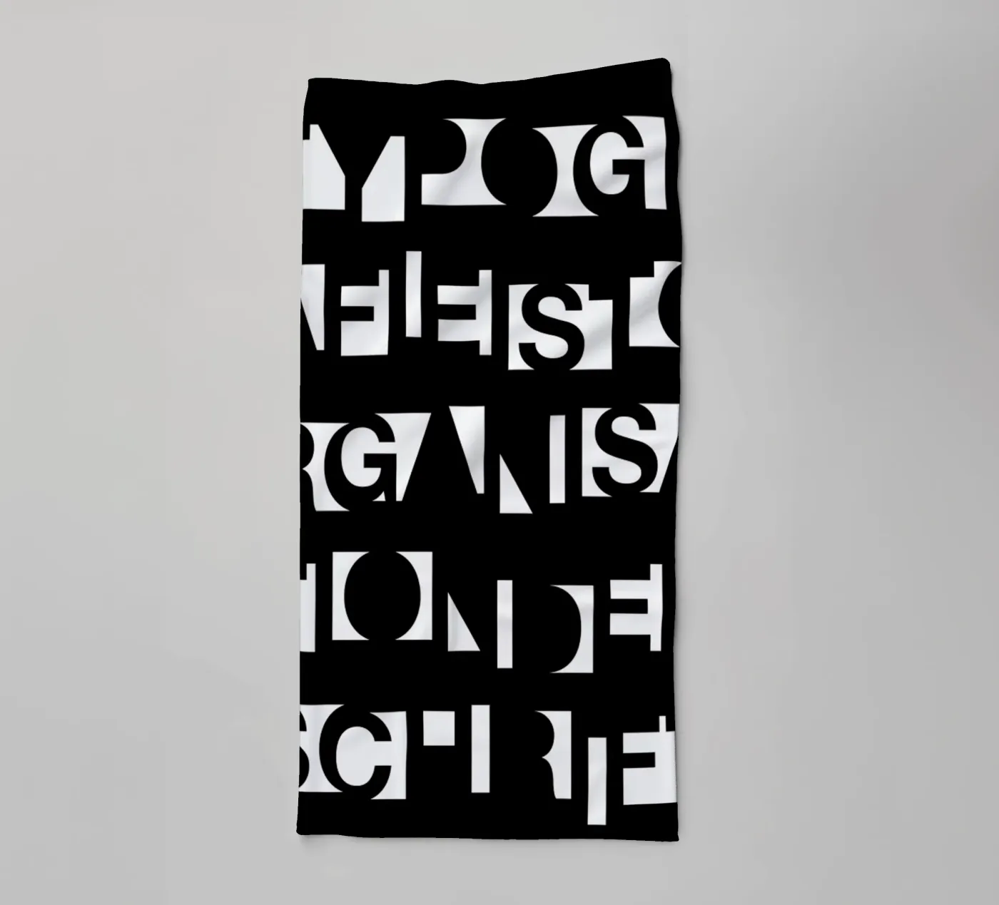 Organisation badhanddoek van Jan Luzar