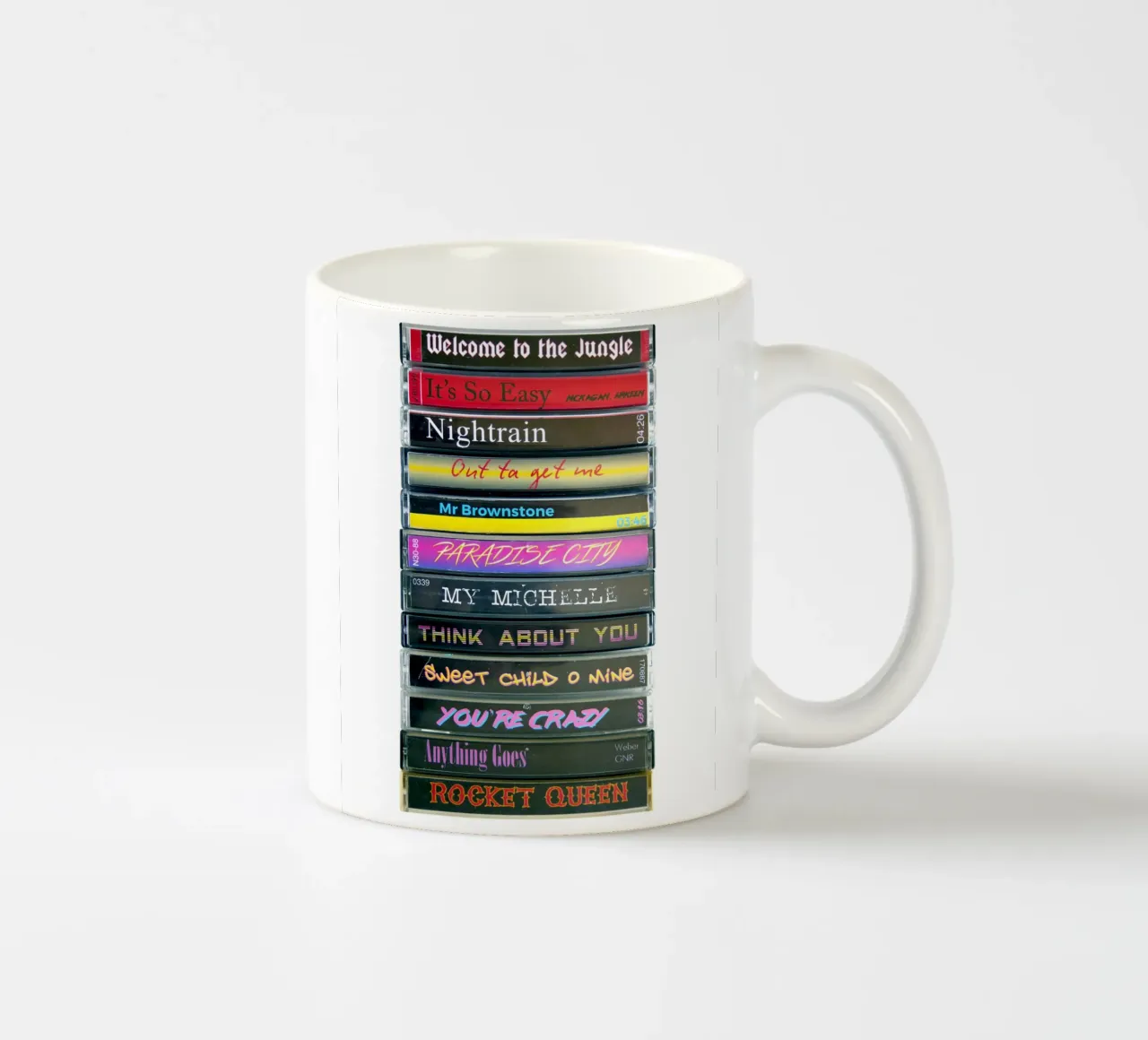 Appetite for Destruction - Guns N' Roses - Stampa su cassetta tazza in ceramica da MrMustardPrints