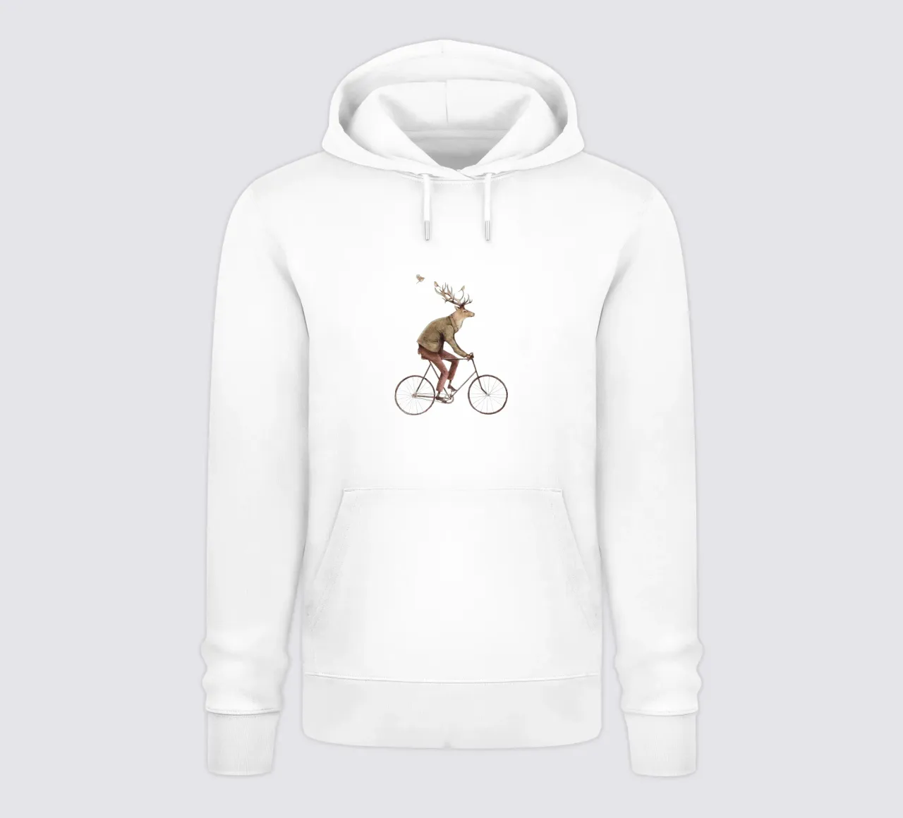 Anche un gentiluomo cavalca felpa con cappuccio da mikekoubou