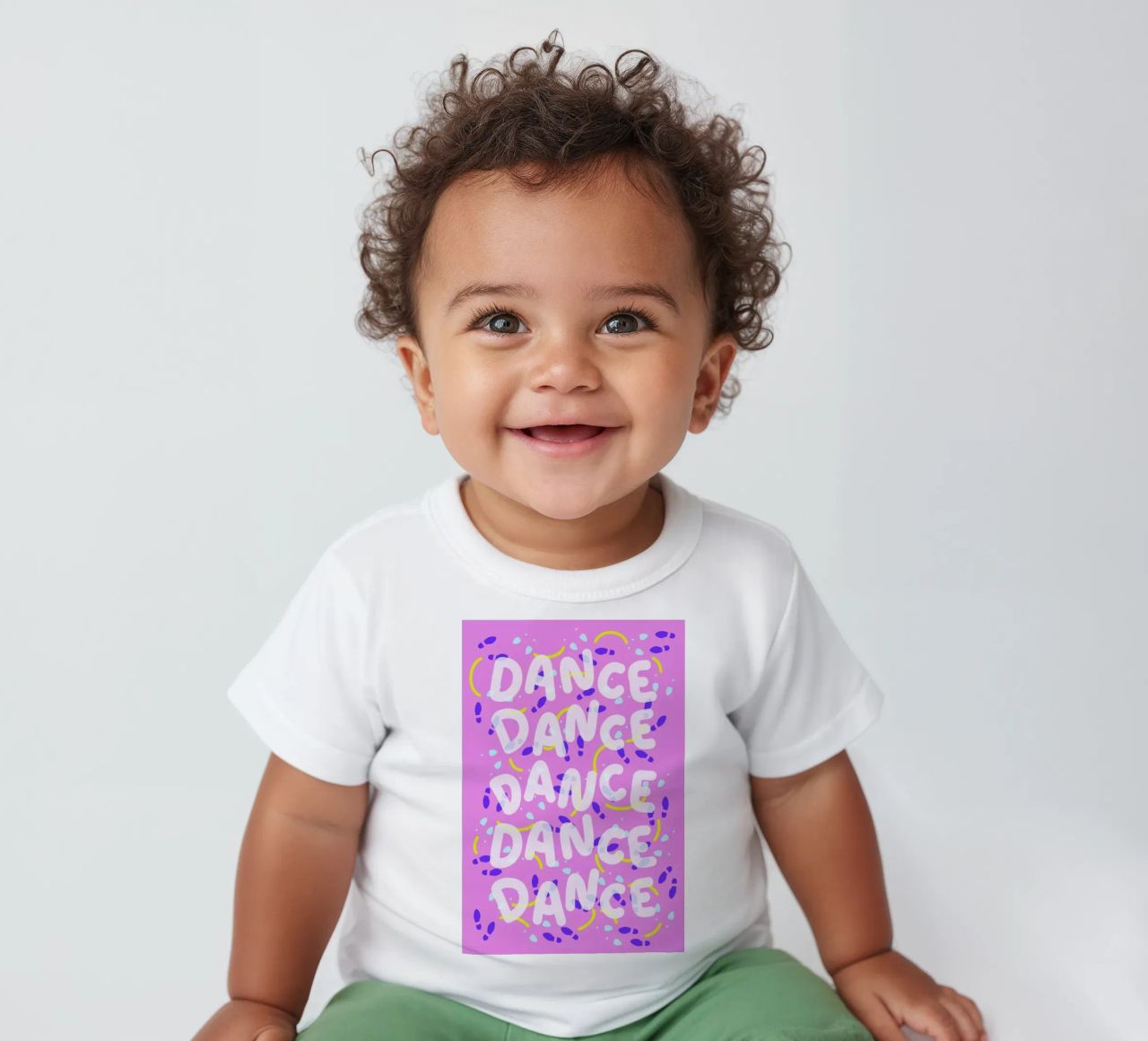 Dance Dance Dance baby t-shirt by Jan Luzar