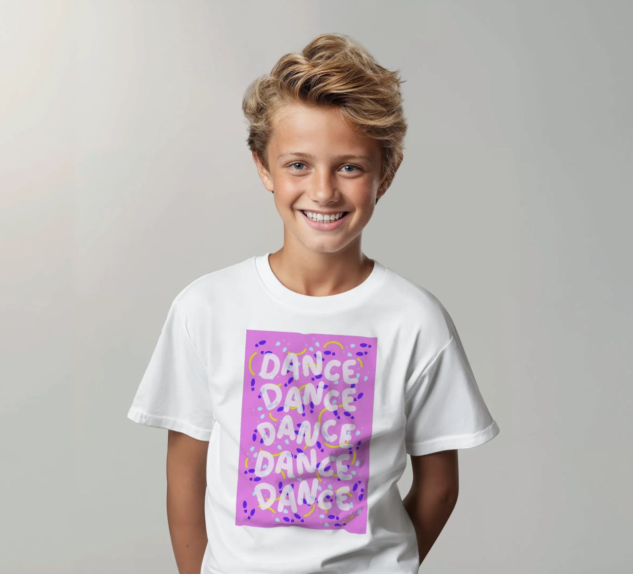 Dance Dance Dance kids t-shirt by Jan Luzar