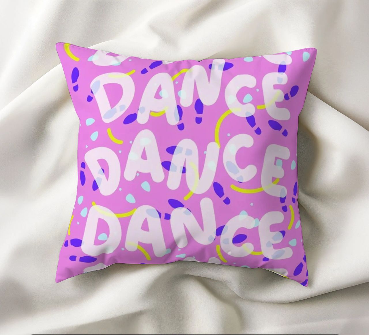 Dance Dance Dance decorative cushion by Jan Luzar