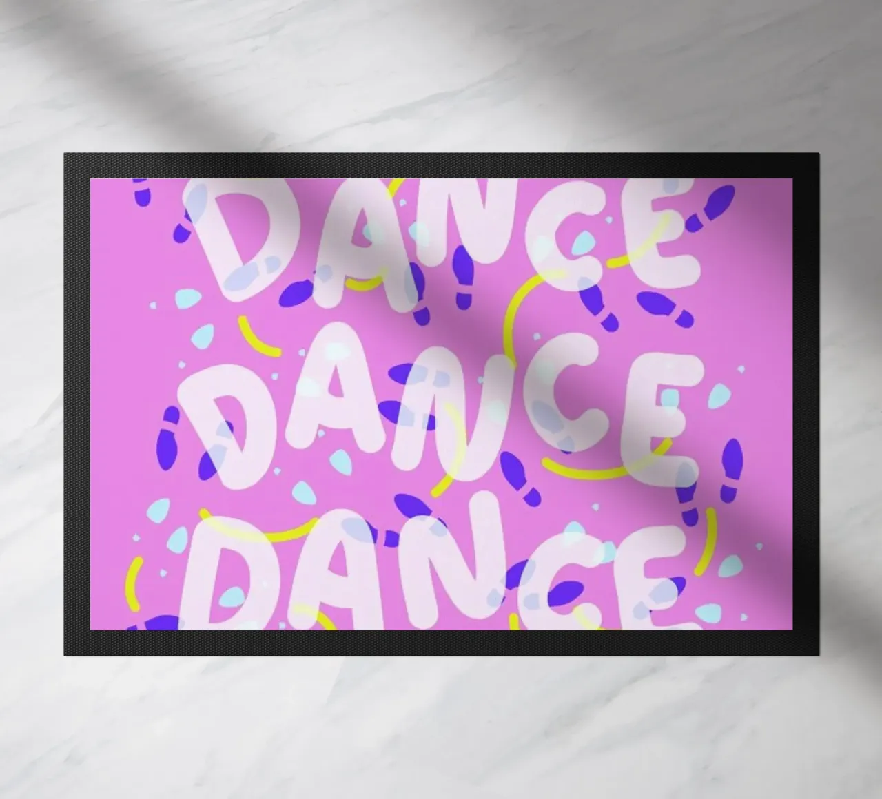 Dance Dance Dance doormat by Jan Luzar