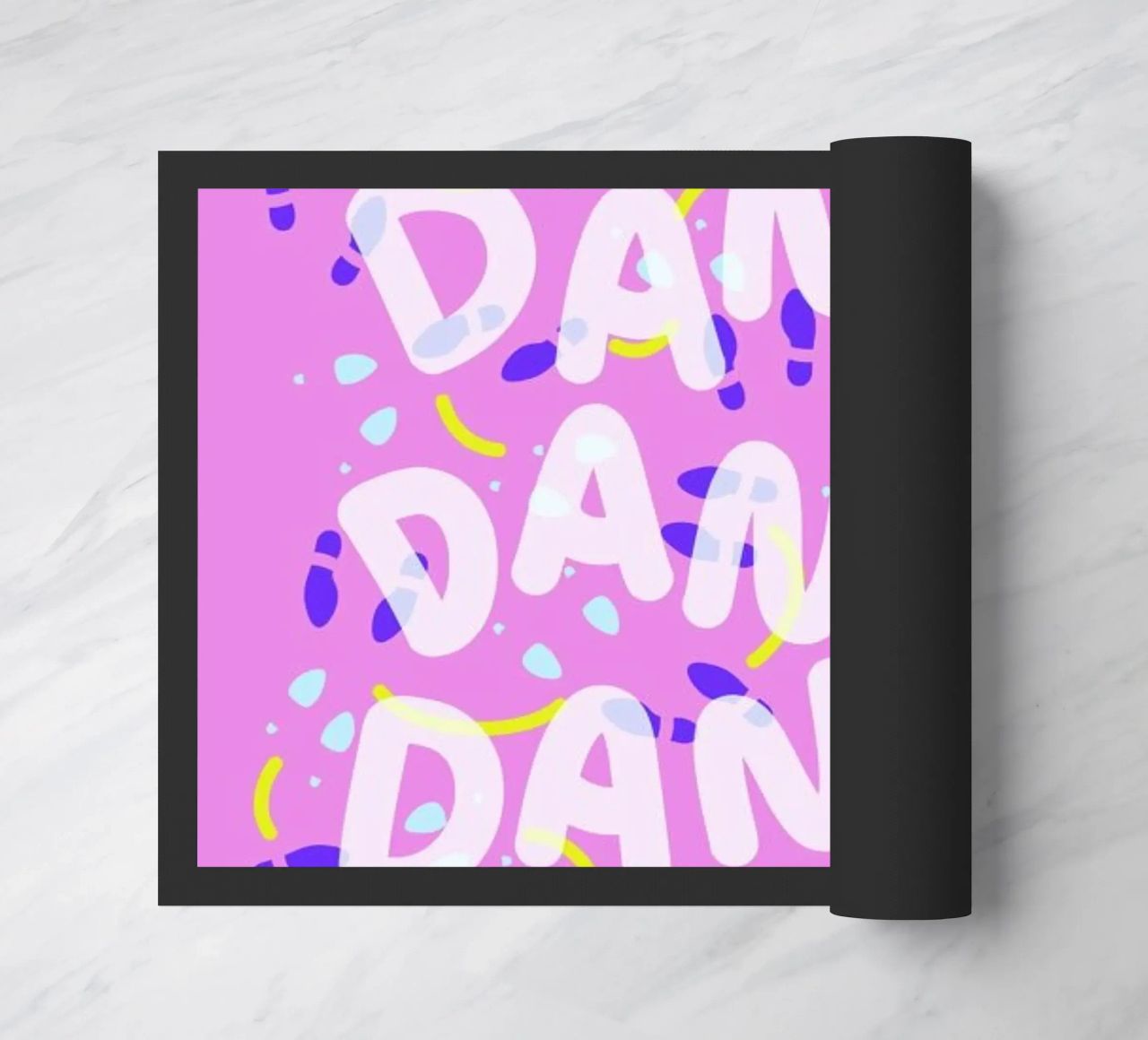 Dance Dance Dance doormat by Jan Luzar