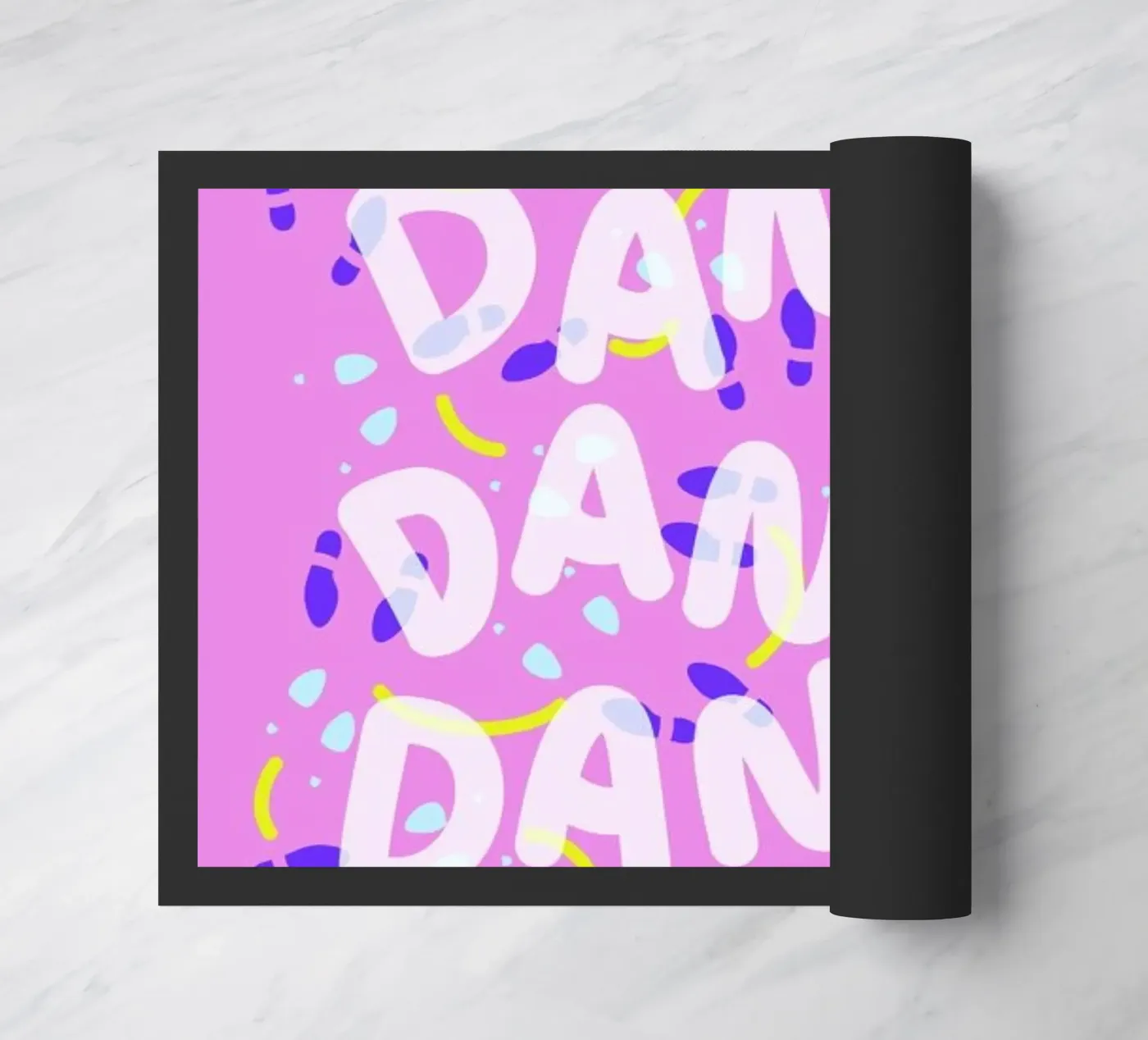 Dance Dance Dance doormat by Jan Luzar