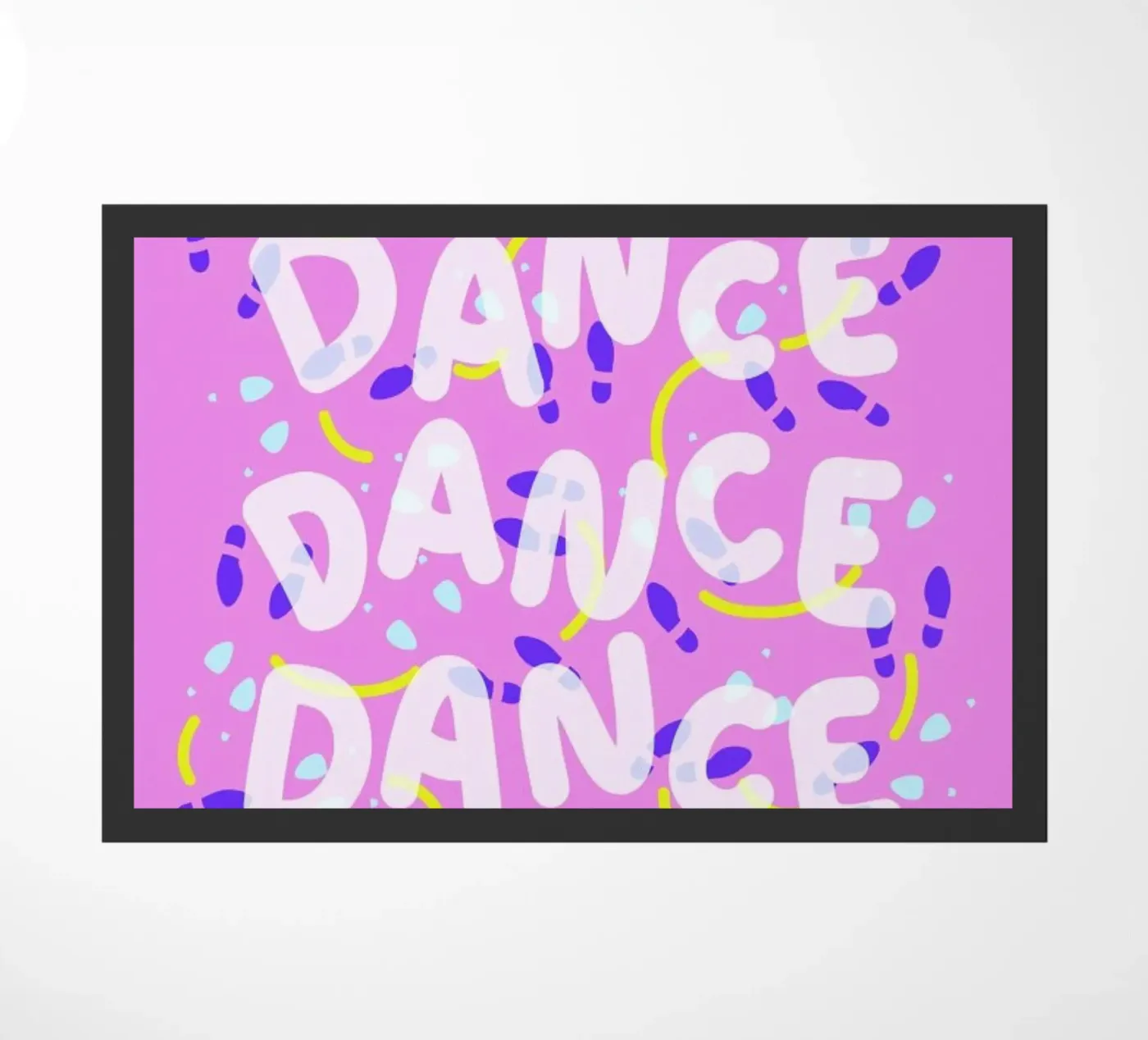 Dance Dance Dance doormat by Jan Luzar