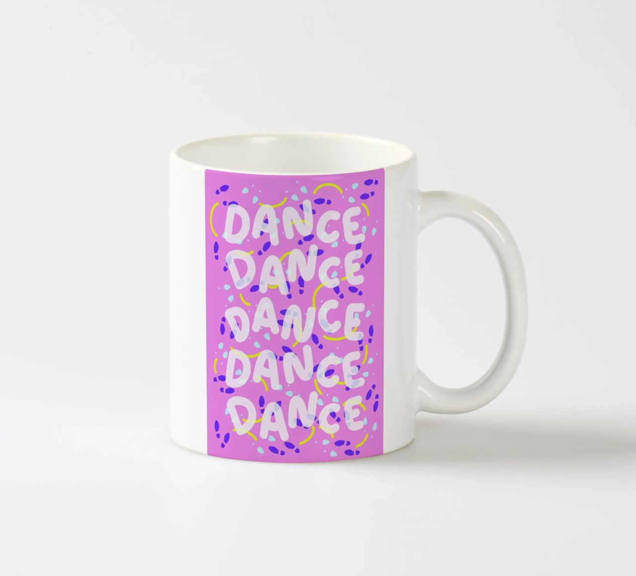 Dance Dance Dance ceramic mug by Jan Luzar