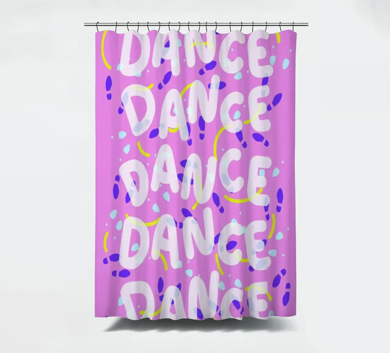 Dance Dance Dance shower curtain by Jan Luzar