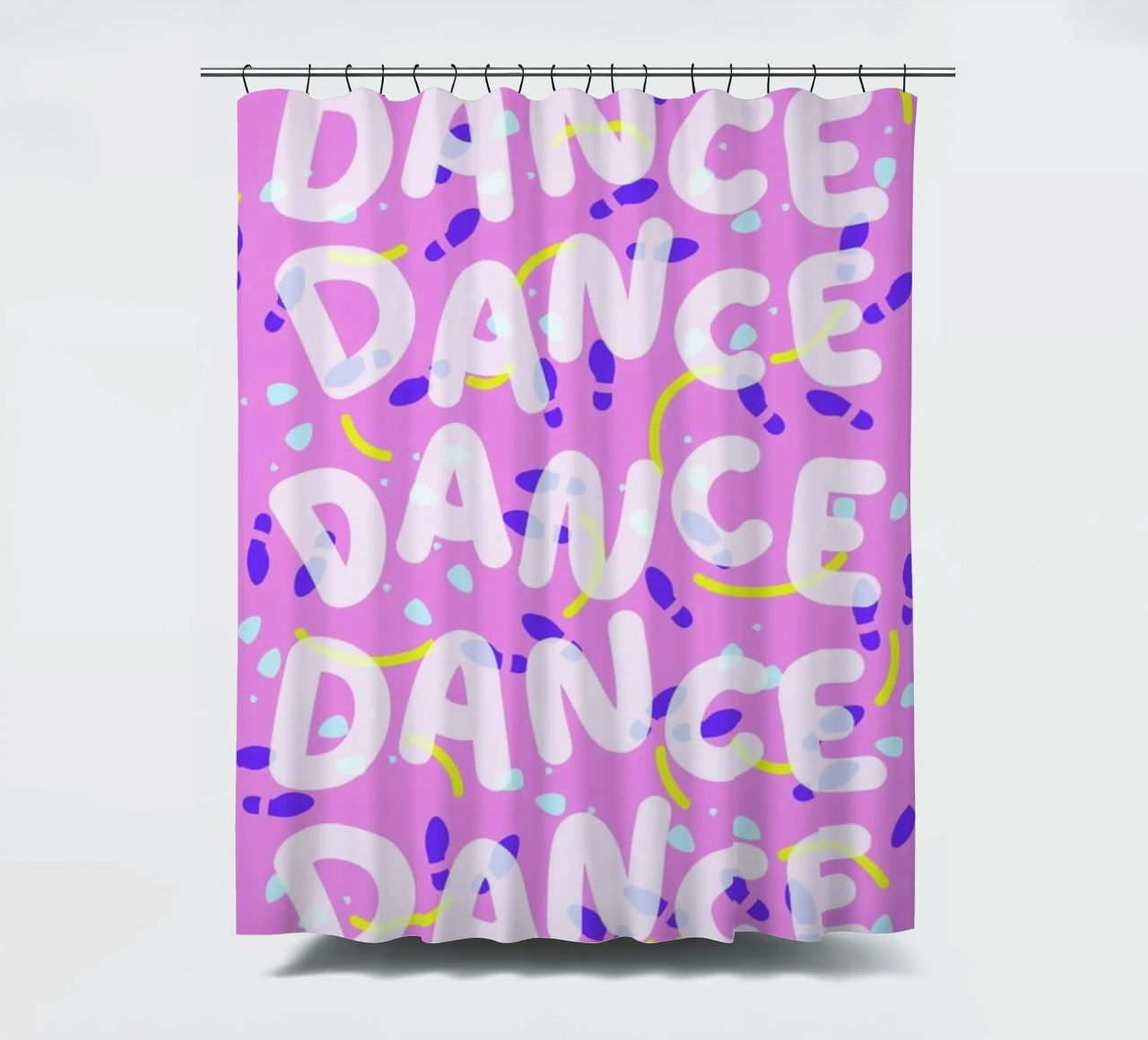 Dance Dance Dance shower curtain by Jan Luzar
