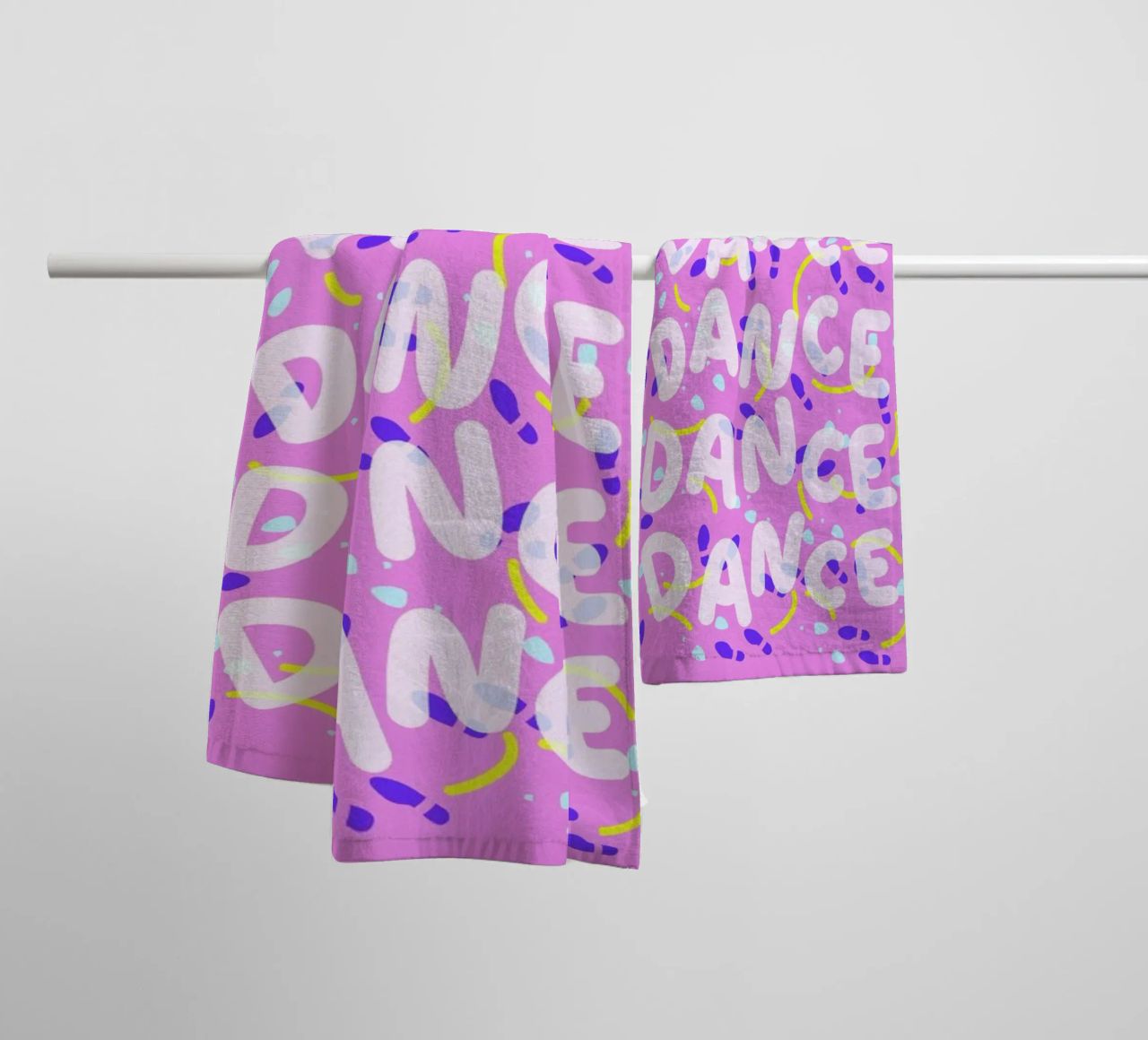 Dance Dance Dance towel by Jan Luzar