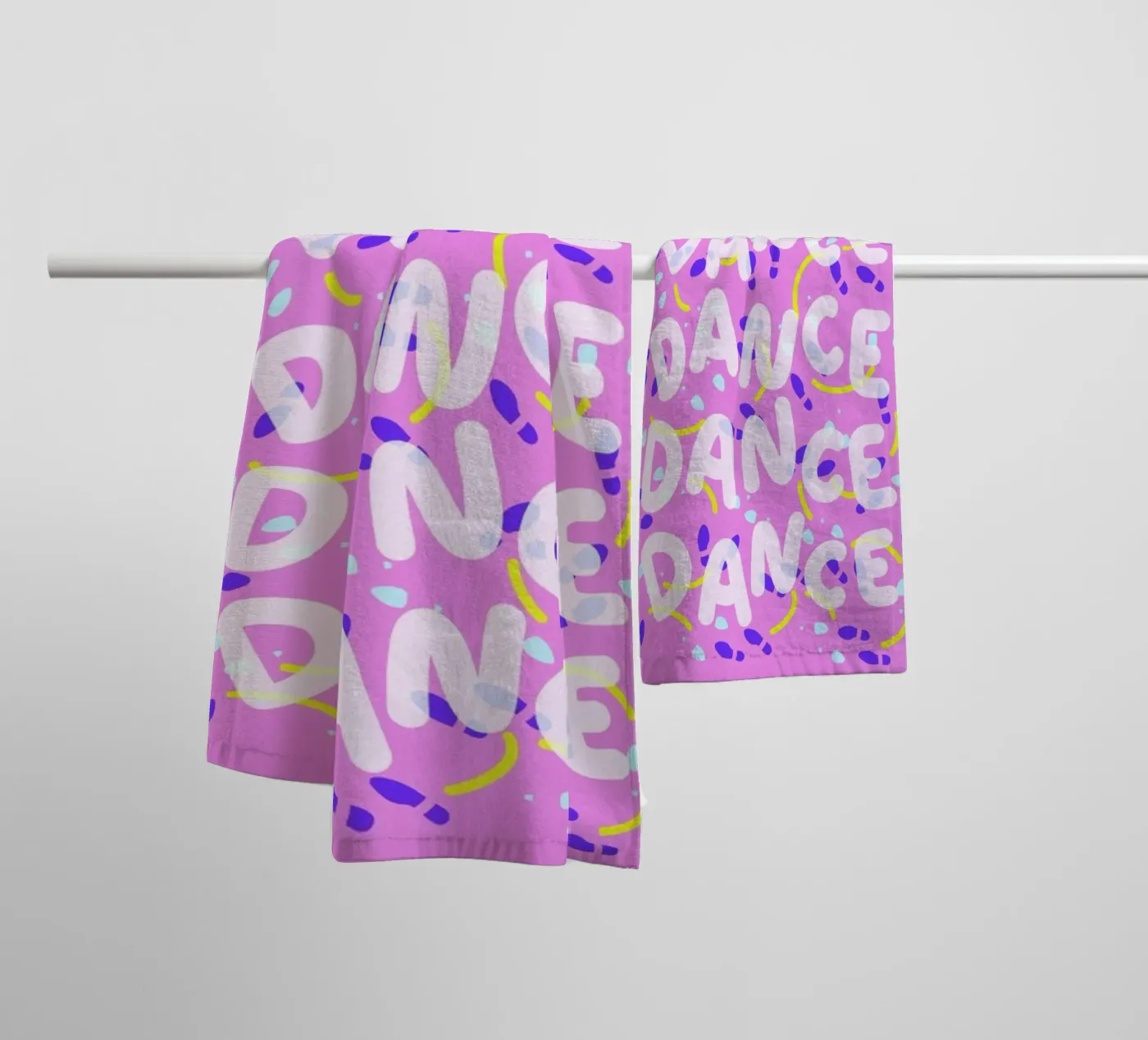 Dance Dance Dance badhanddoek van Jan Luzar