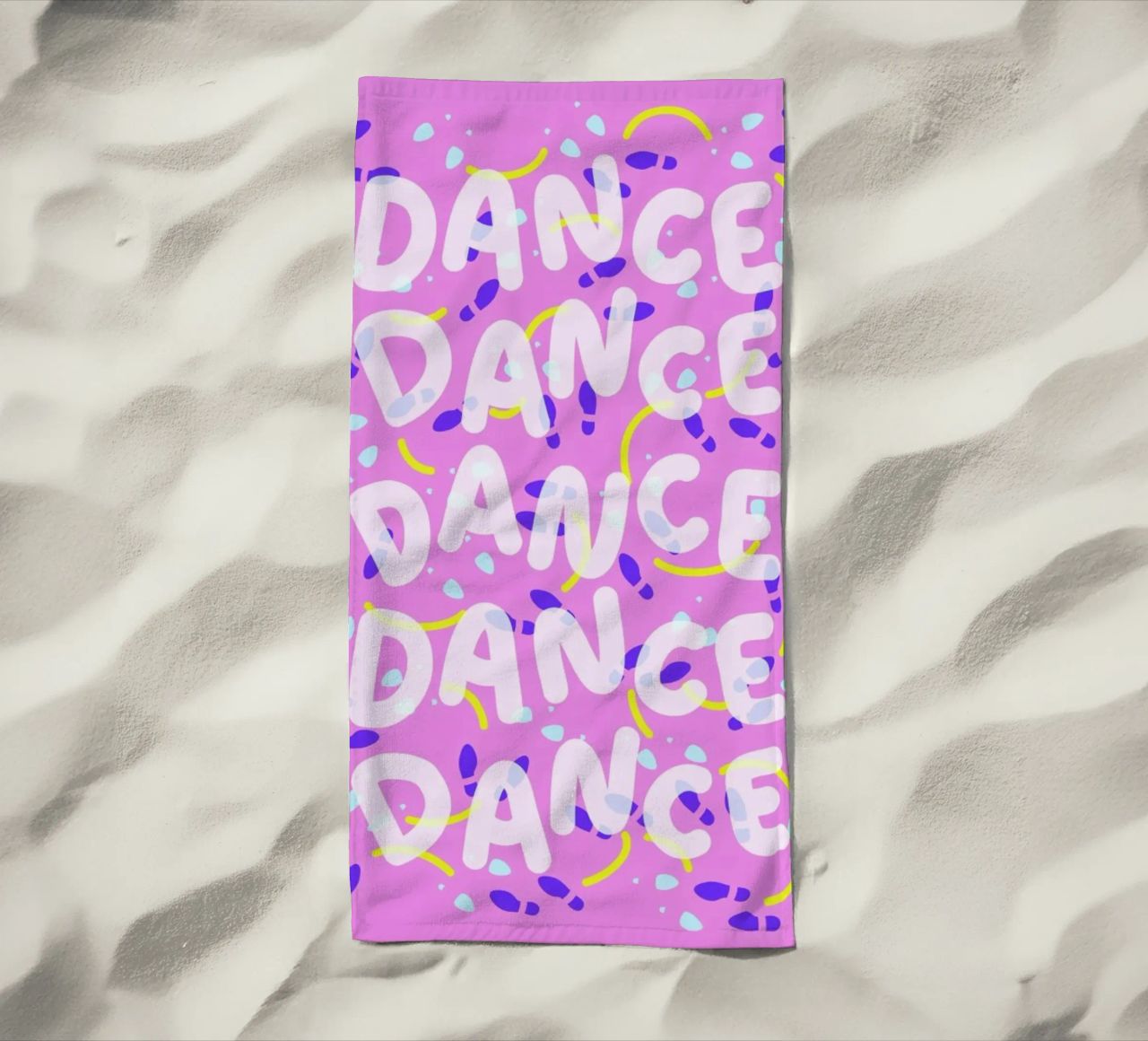 Dance Dance Dance beach towel by Jan Luzar