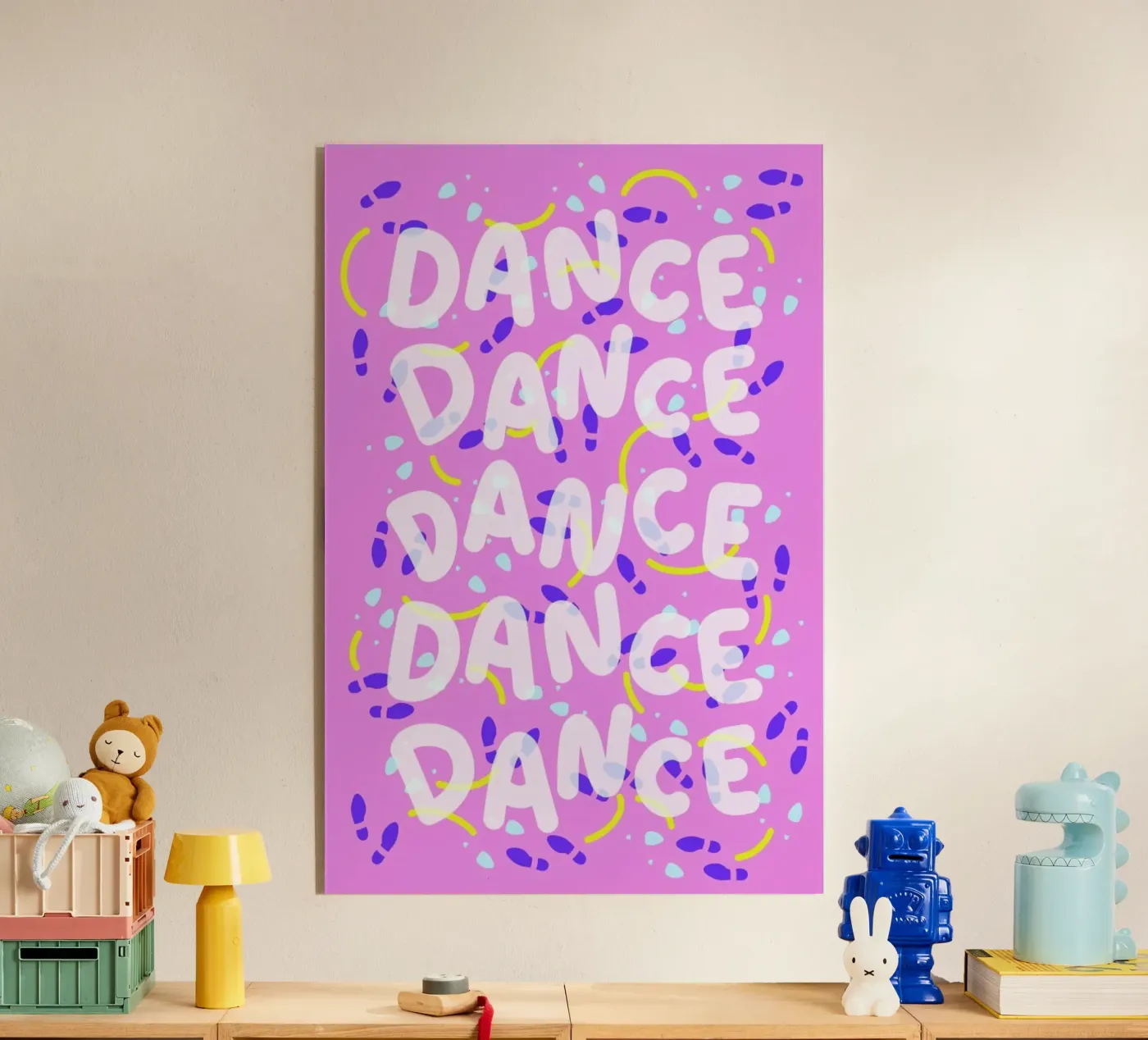 Dance Dance Dance acryl van Jan Luzar