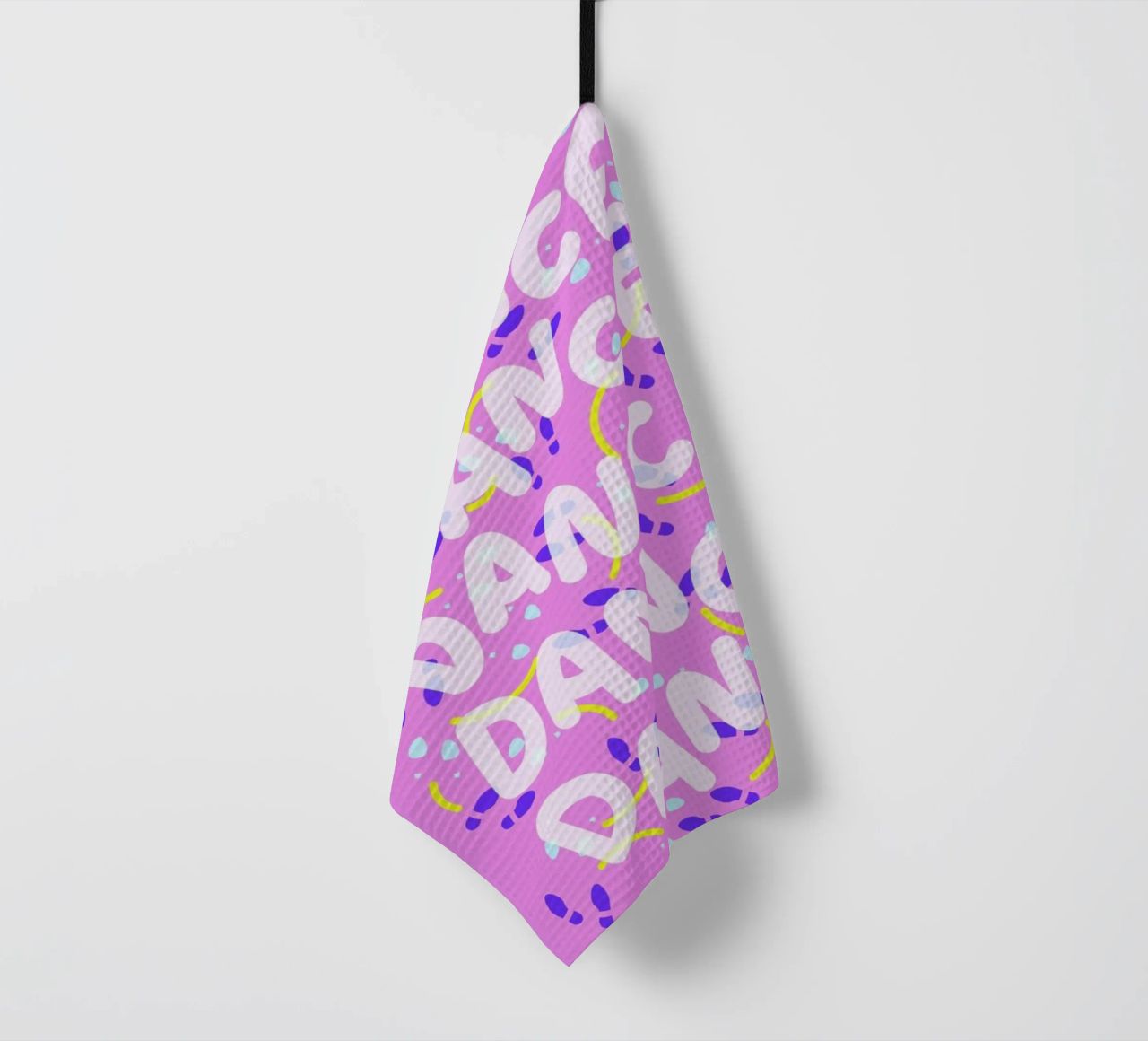 Dance Dance Dance tea towel by Jan Luzar