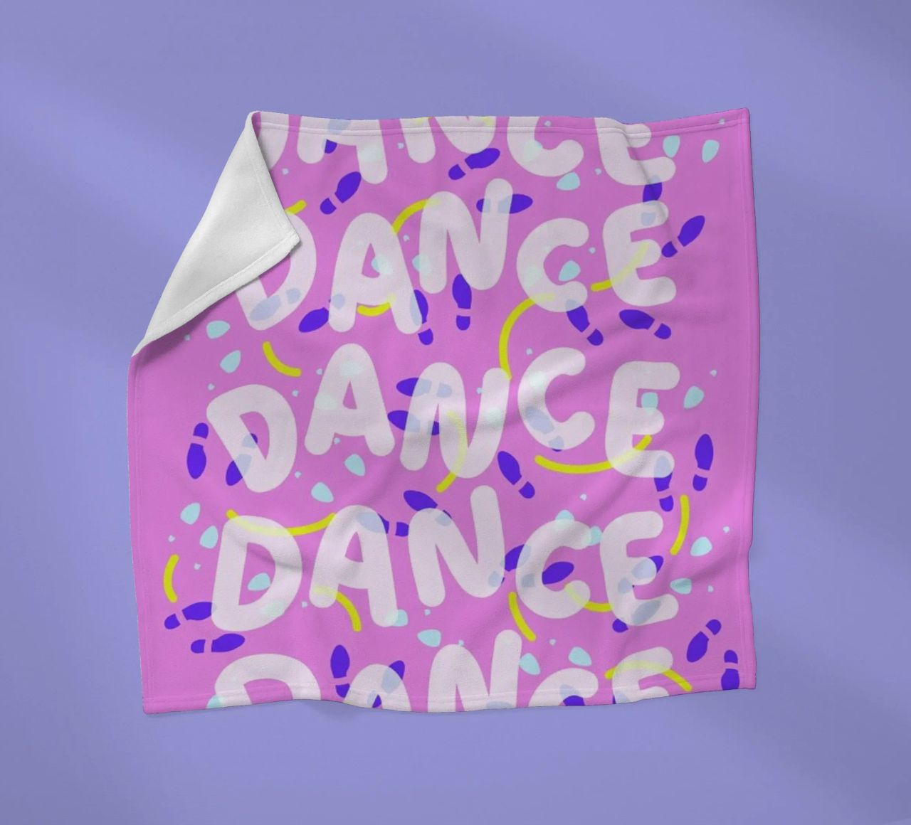 Dance Dance Dance fleece blanket by Jan Luzar