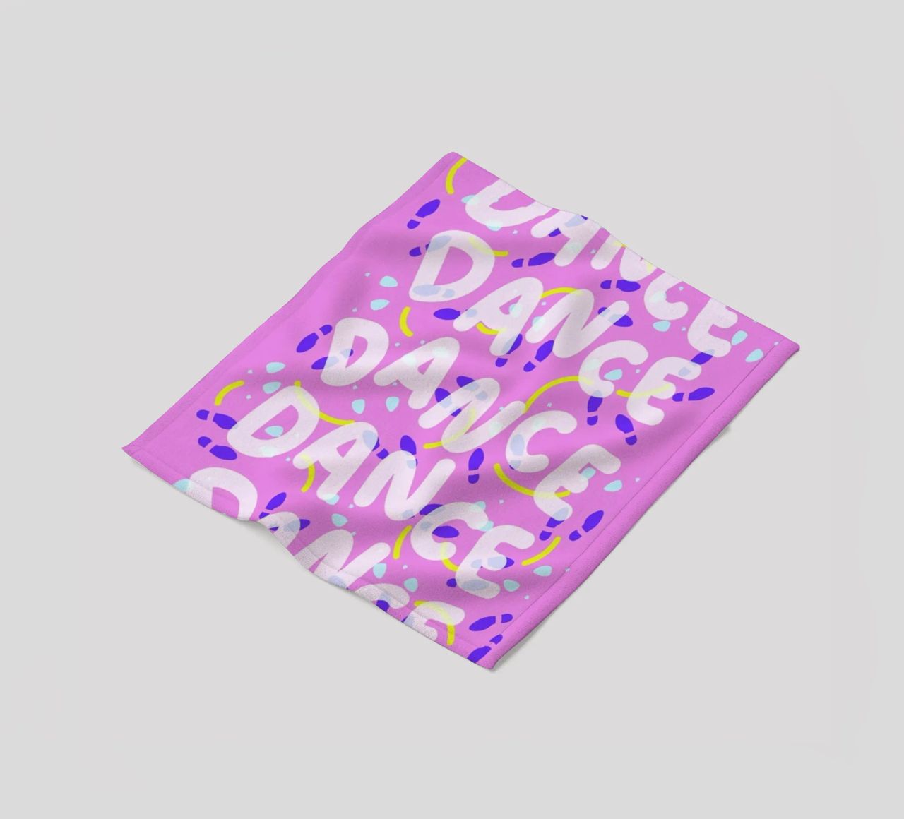 Dance Dance Dance fleece blanket by Jan Luzar