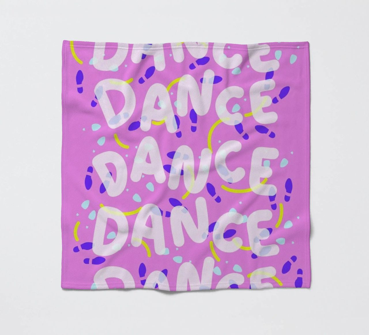 Dance Dance Dance fleece blanket by Jan Luzar