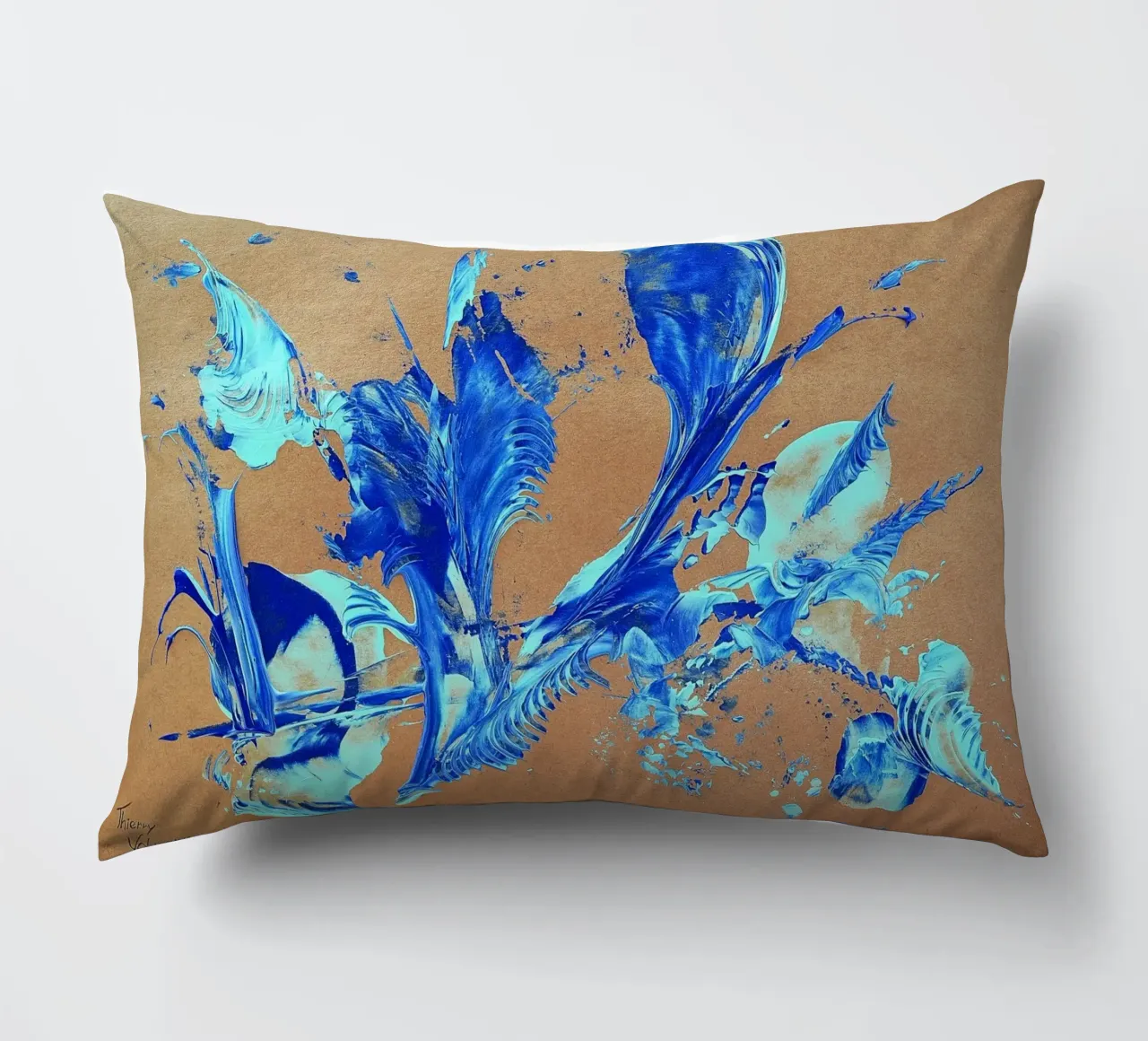 NATURAL STYLE 3 cuscino da Thierry Vobmann Abstract painting
